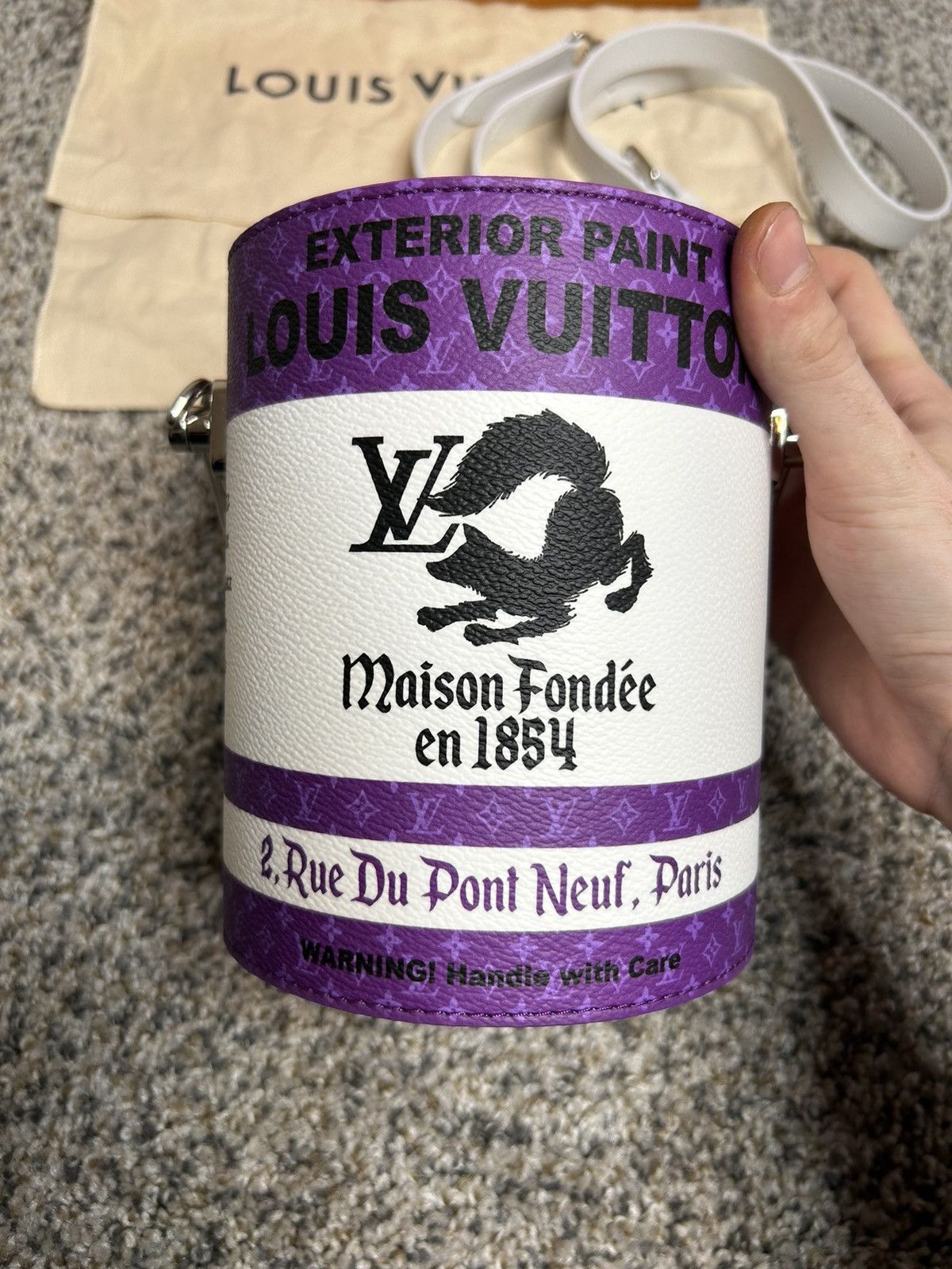 Louis Vuitton LV GRAIL ULTRAVIOLET PAINT CAN BAG Size ONE SIZE - 2 Thumbnail