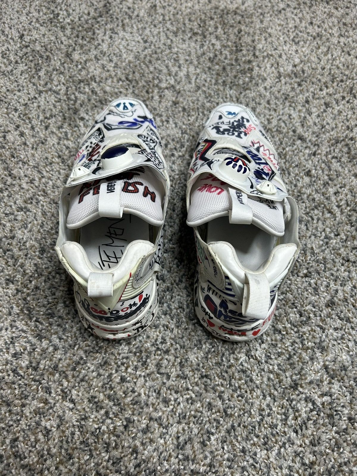 Reebok × Vetements Vetements graffiti instant pumps Size US 7 / EU 40 - 3 Thumbnail