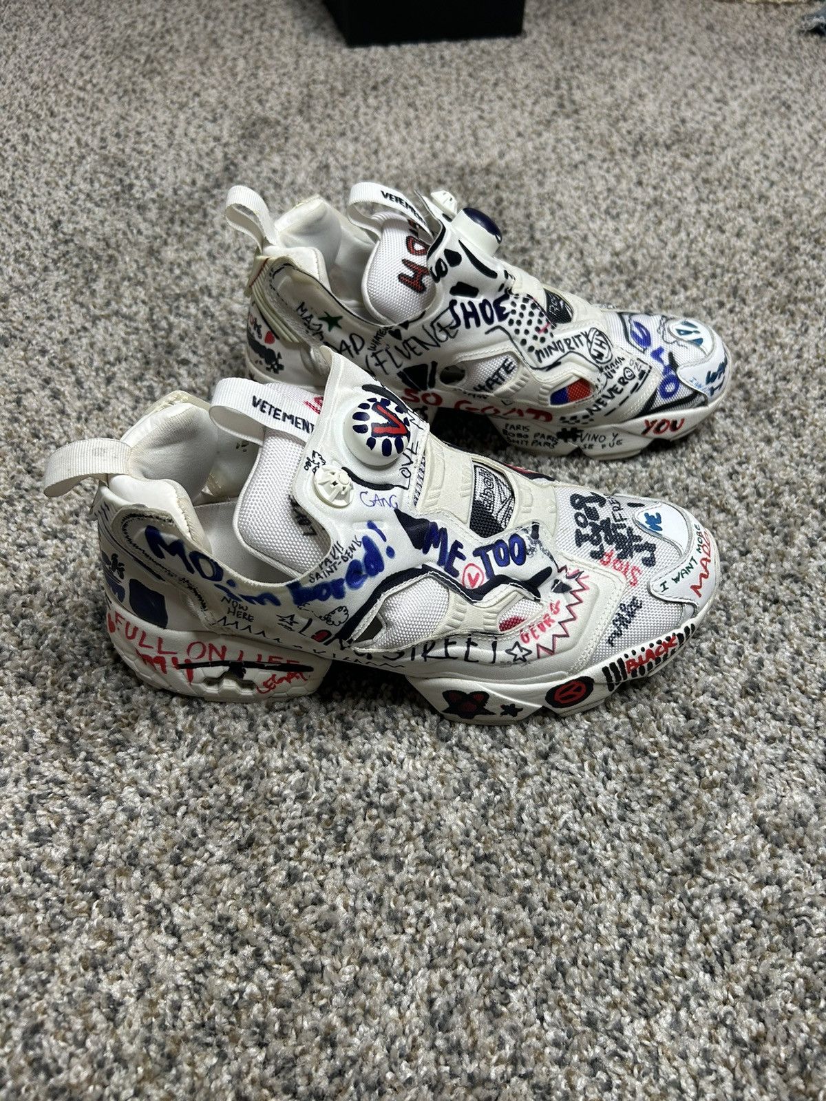 Reebok × Vetements Vetements graffiti instant pumps Size US 7 / EU 40 - 2 Thumbnail