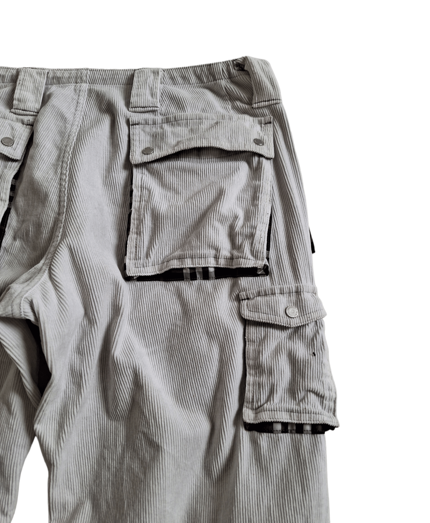 Burberry Burberry Black Label Corduroy Multipocket Zipper Cargo Pants Size US 31 - 11 Thumbnail