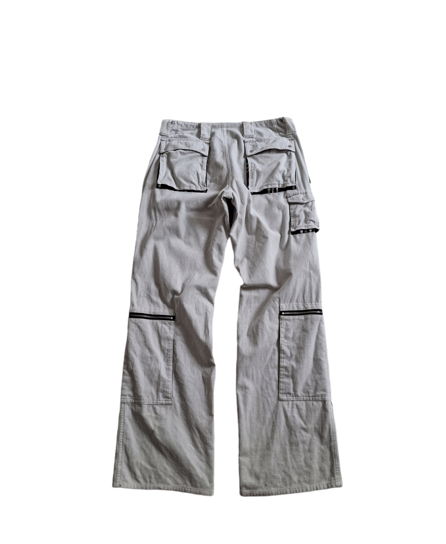 Burberry Burberry Black Label Corduroy Multipocket Zipper Cargo Pants Size US 31 - 10 Thumbnail