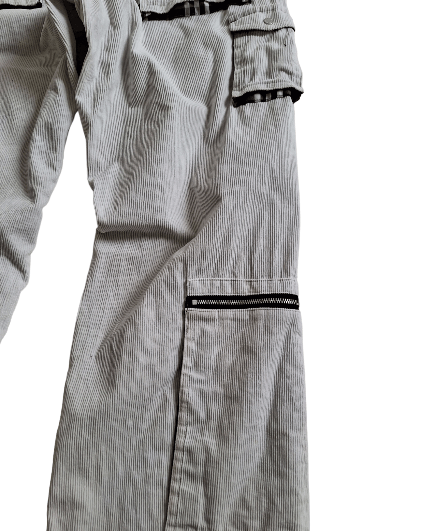 Burberry Burberry Black Label Corduroy Multipocket Zipper Cargo Pants Size US 31 - 12 Thumbnail
