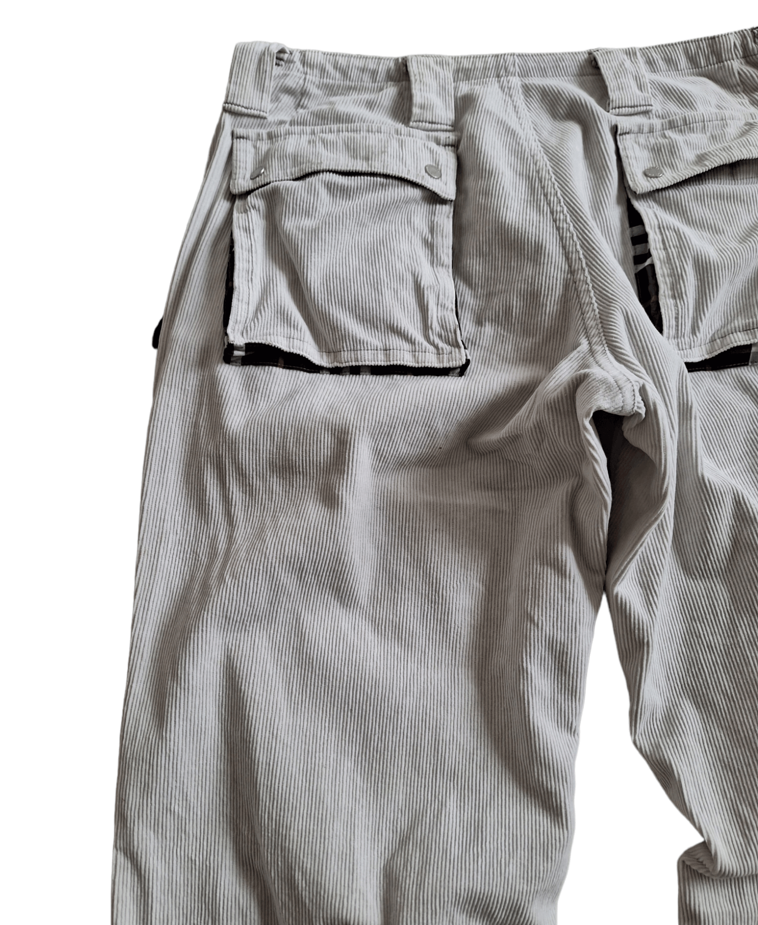 Burberry Burberry Black Label Corduroy Multipocket Zipper Cargo Pants Size US 31 - 14 Thumbnail