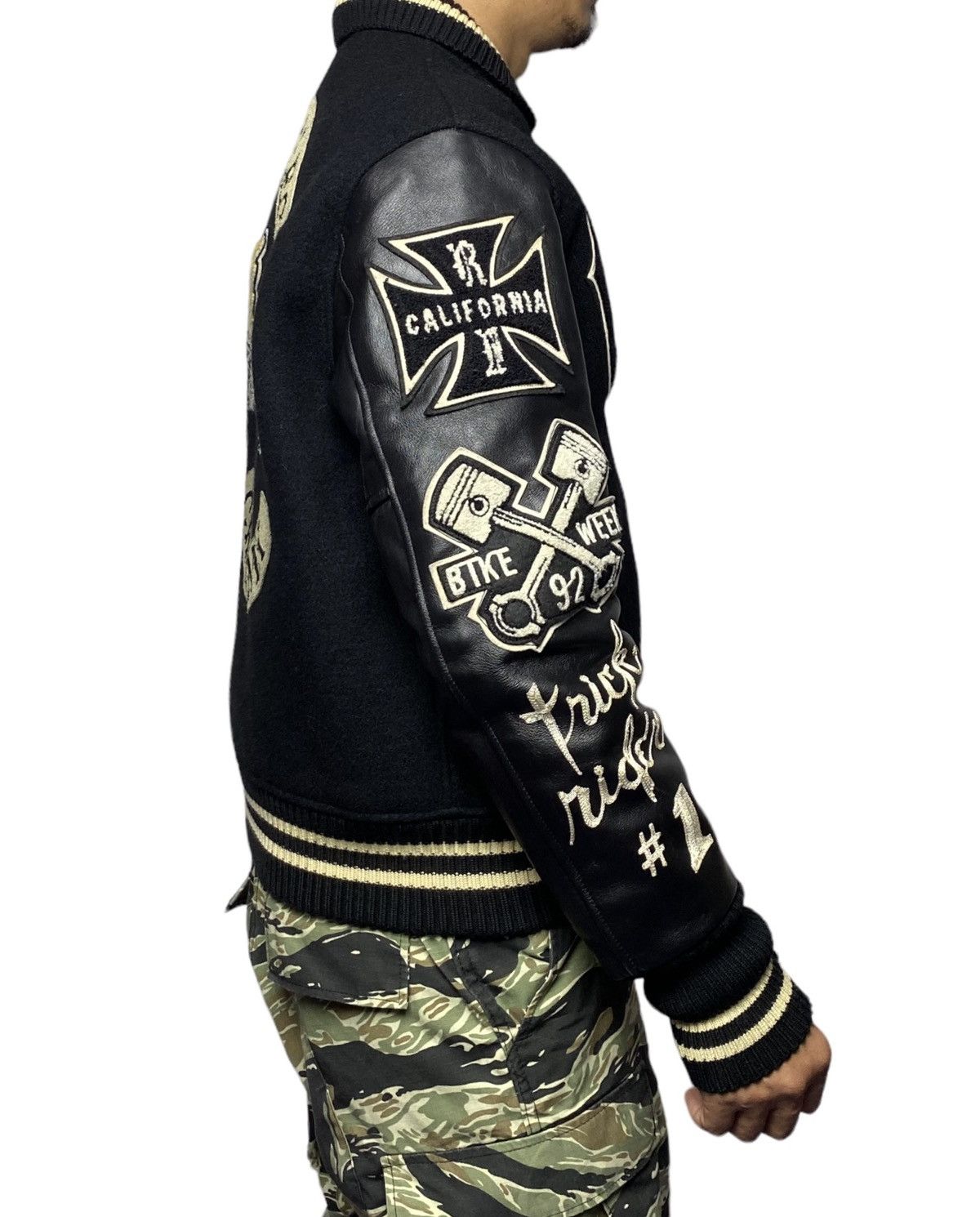 Toyo Enterprises whitesvilles Varsity Letterman Wool Jacket (Toyo Enterprise) Size US L / EU 52-54 / 3 - 5 Thumbnail