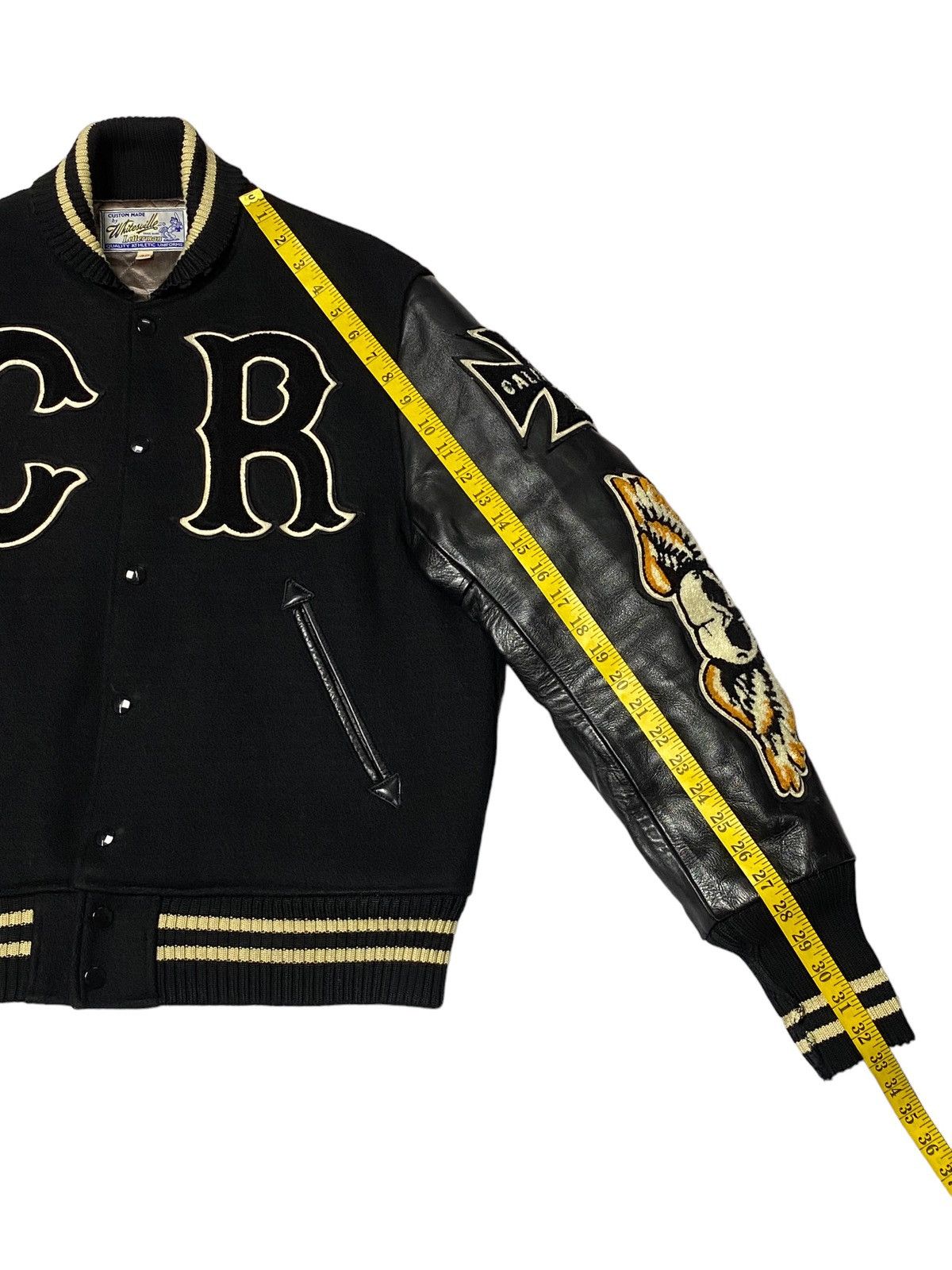 Toyo Enterprises whitesvilles Varsity Letterman Wool Jacket (Toyo Enterprise) Size US L / EU 52-54 / 3 - 12 Thumbnail