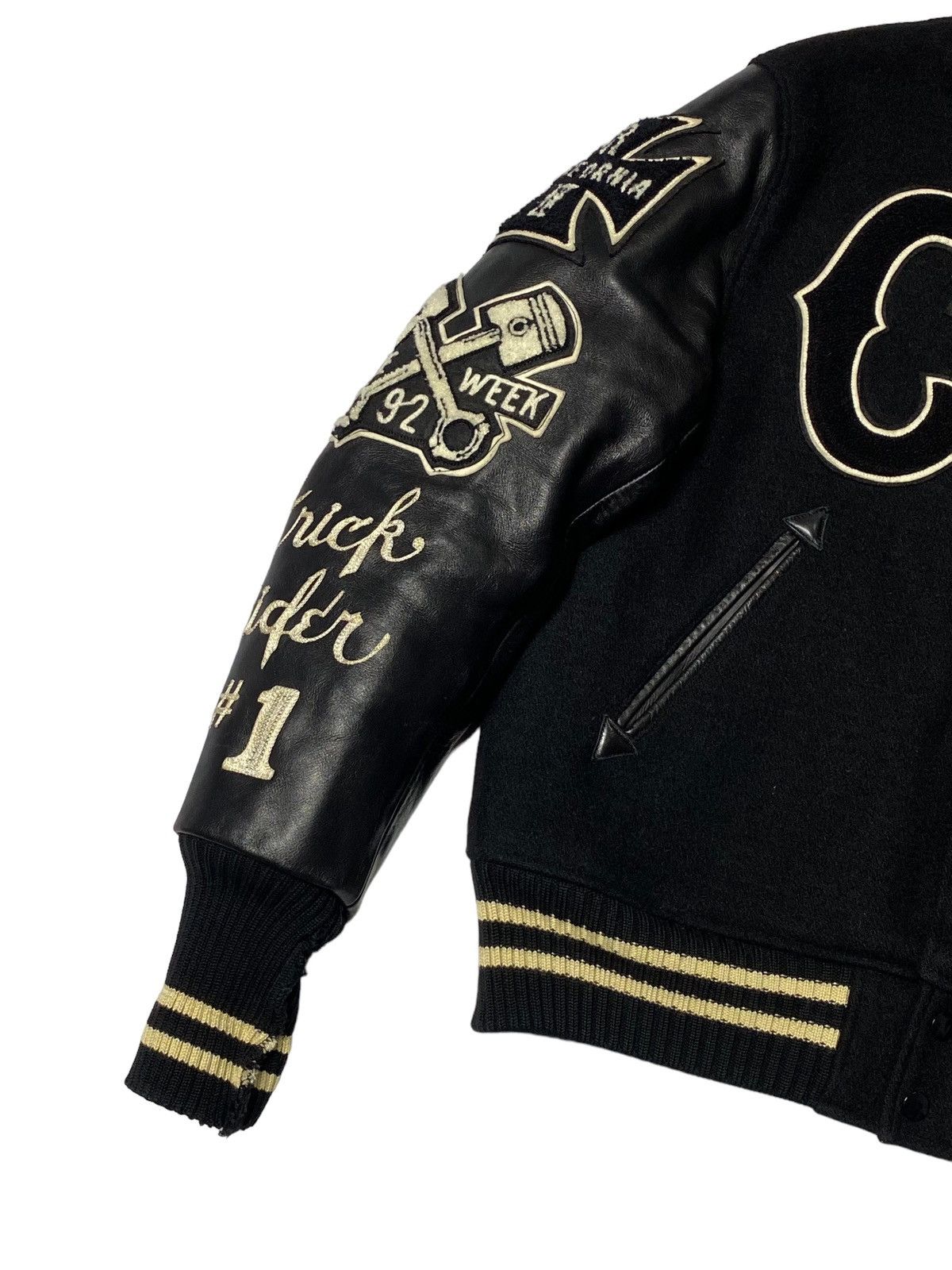 Toyo Enterprises whitesvilles Varsity Letterman Wool Jacket (Toyo Enterprise) Size US L / EU 52-54 / 3 - 20 Thumbnail