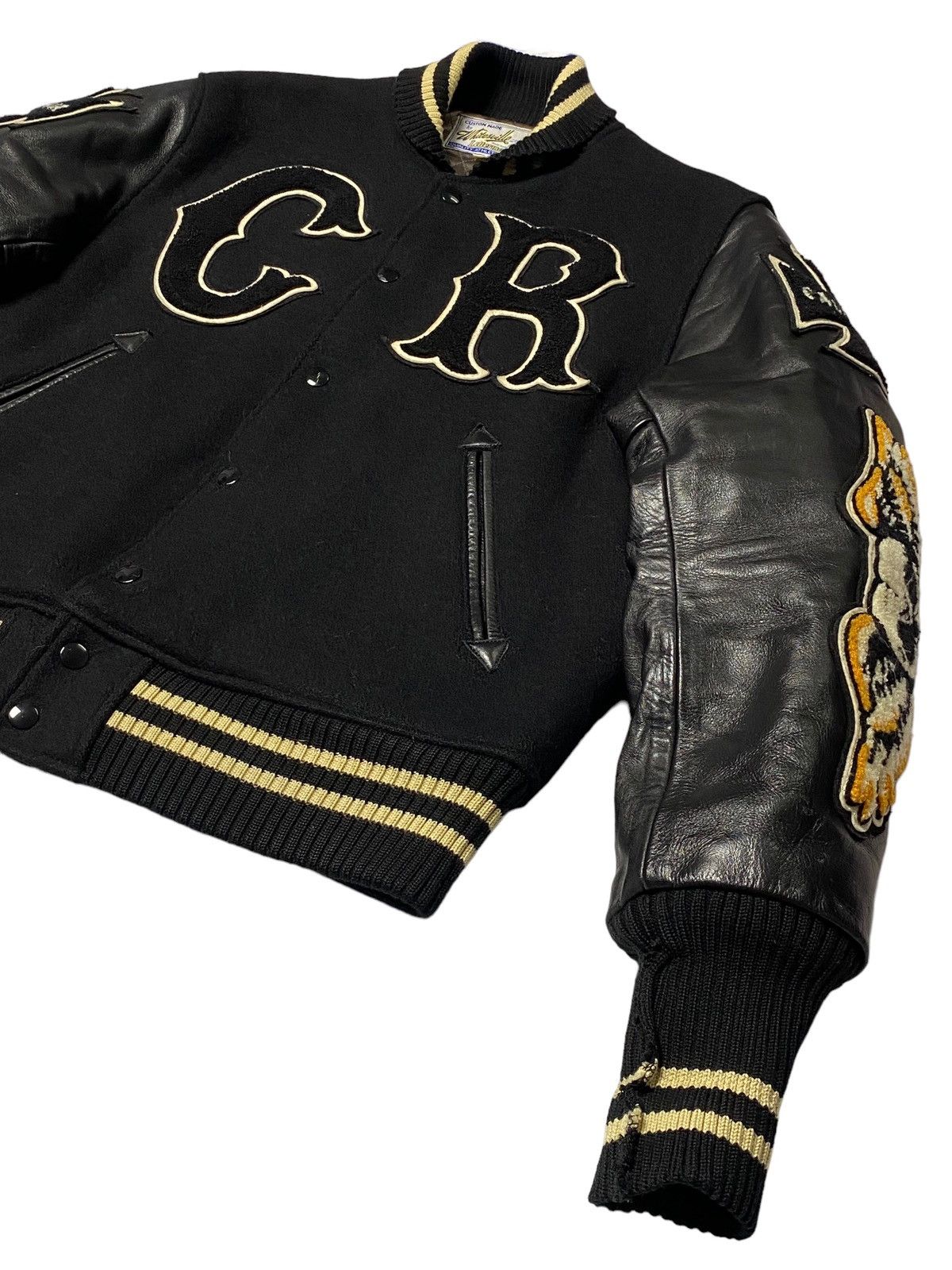 Toyo Enterprises whitesvilles Varsity Letterman Wool Jacket (Toyo Enterprise) Size US L / EU 52-54 / 3 - 21 Thumbnail
