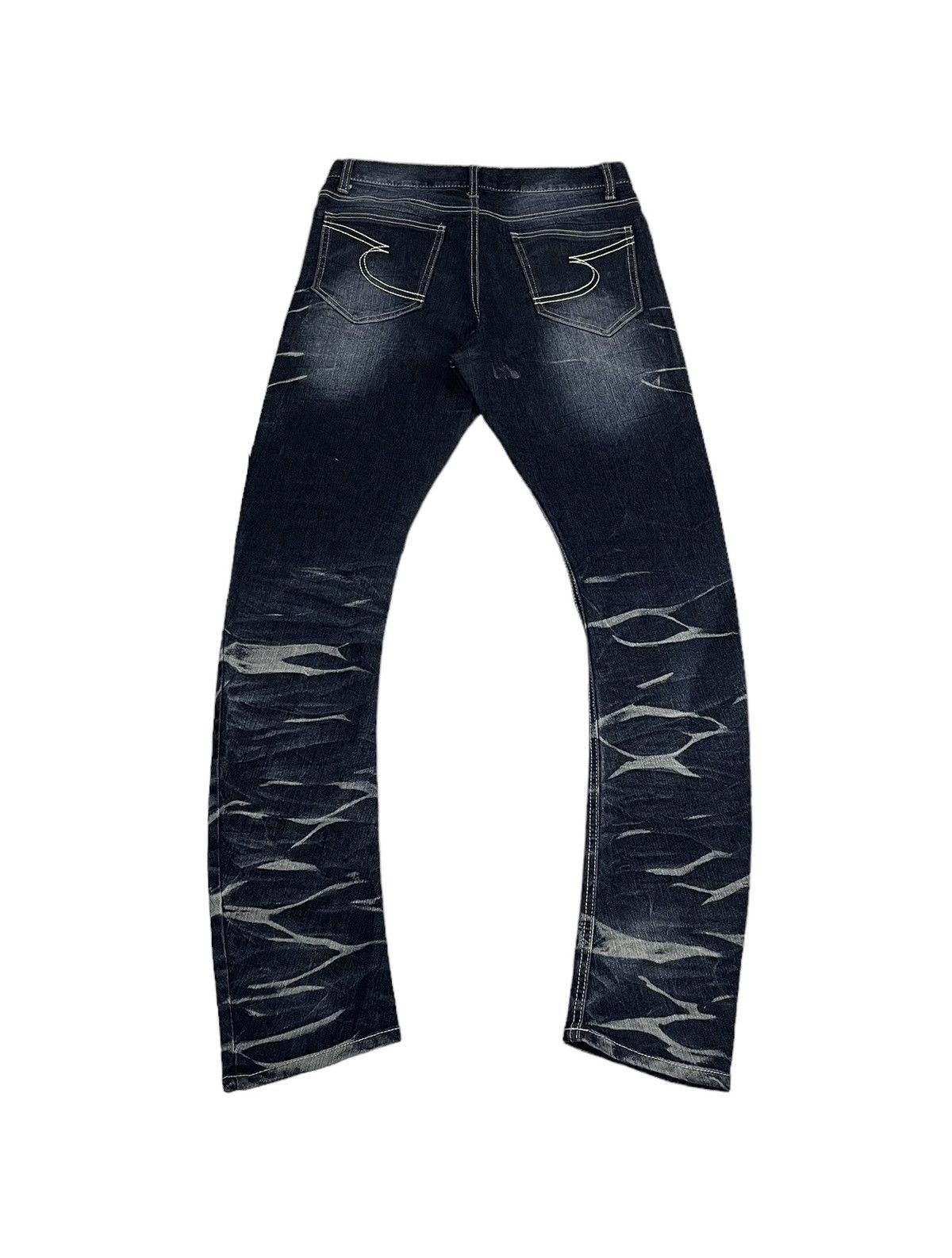 If Six Was Nine Semantic Design Japan Clawmarks Punk Curve Jeans Size US 31 - 5 Thumbnail