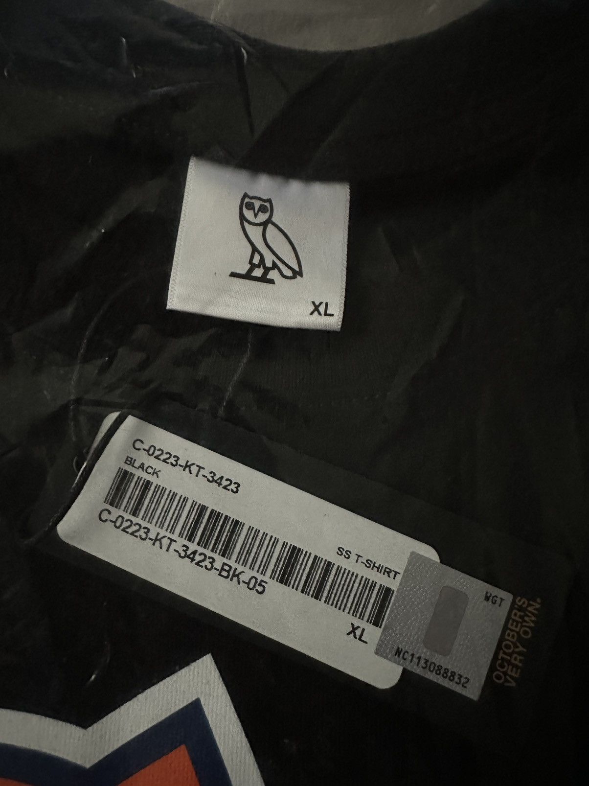 NBA × October's Very Own OVO x NBA New York Knicks OG Owl T-Shirt *RARE* Size US XL / EU 56 / 4 - 5 Thumbnail