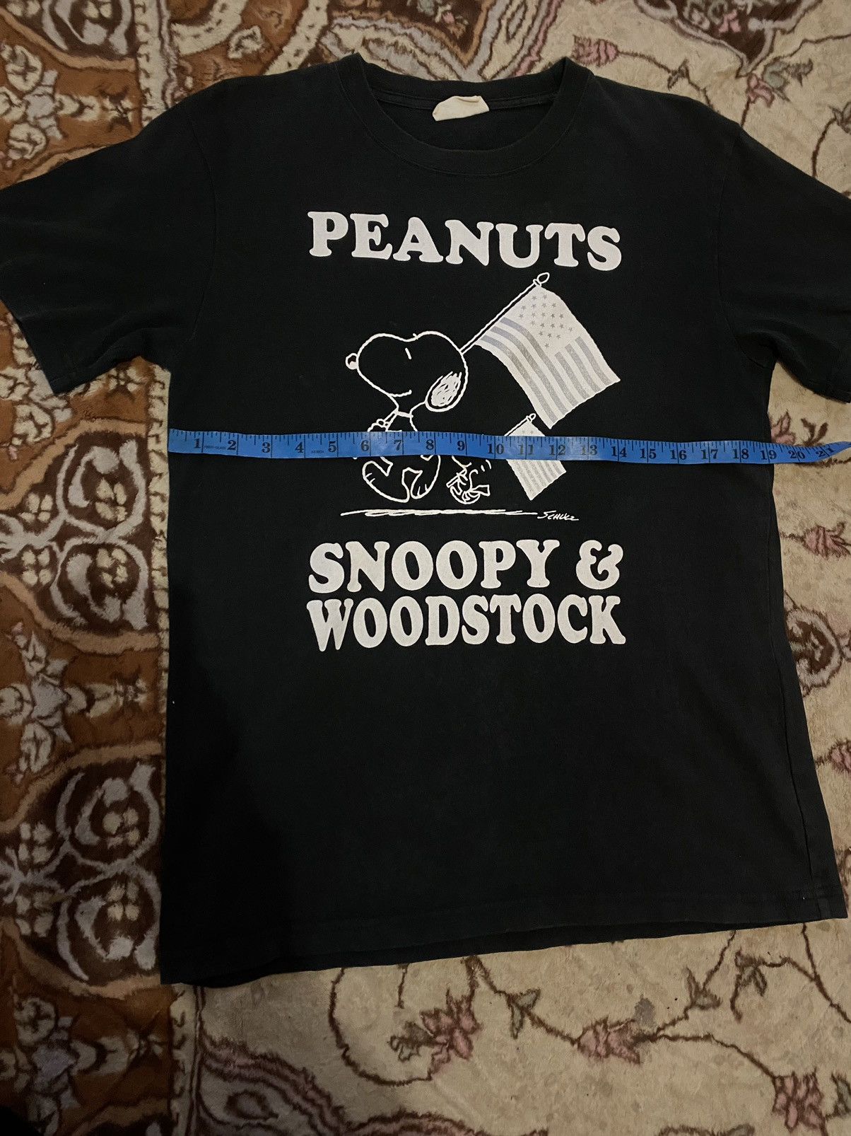 Peanuts Vintage Peanuts Snoopy & Woodstock T Shirt Size US M / EU 48-50 / 2 - 7 Thumbnail