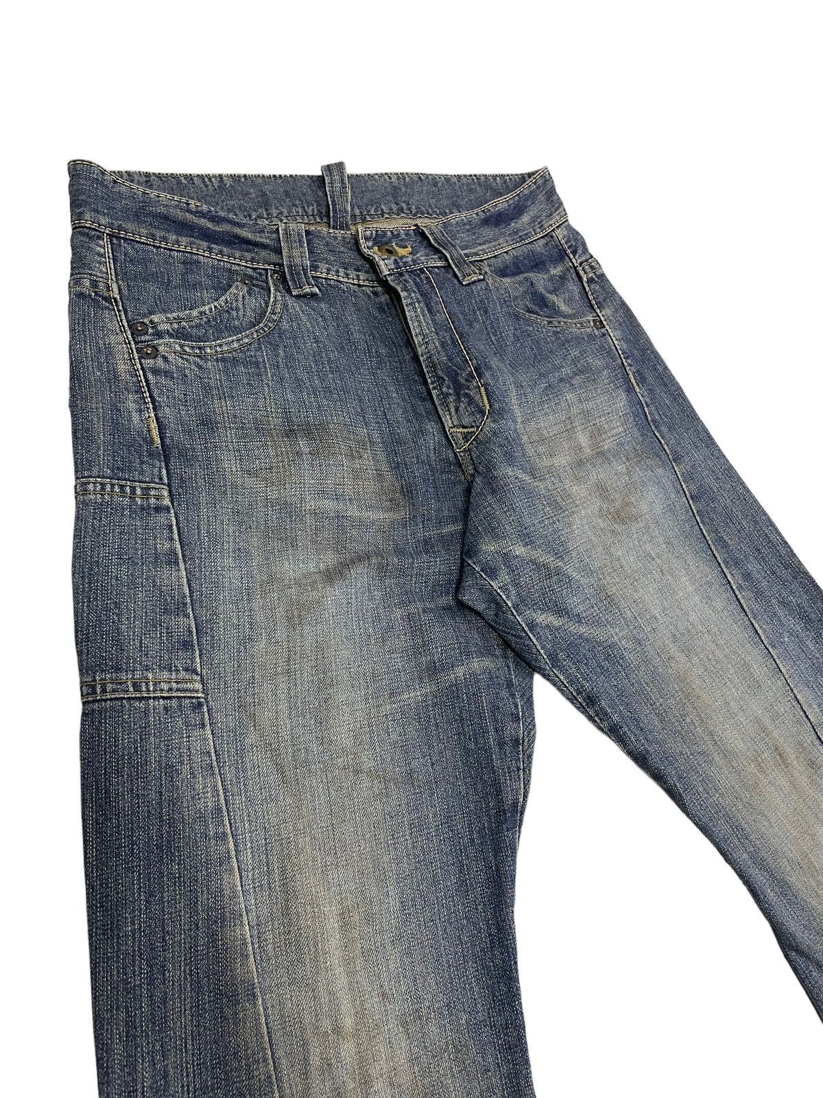 Japanese Brand Vintage BlueWay Japan Flare Jeans Rusty Style Size US 32 / EU 48 - 4 Thumbnail