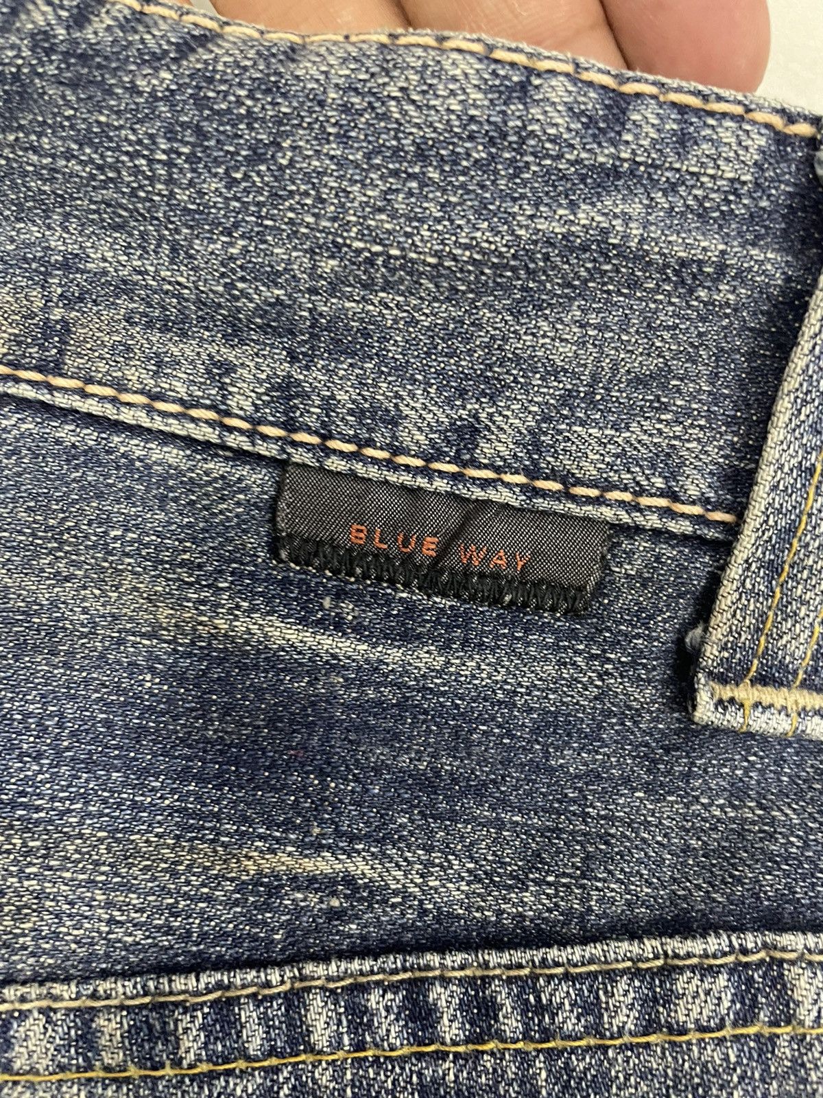 Japanese Brand Vintage BlueWay Japan Flare Jeans Rusty Style Size US 32 / EU 48 - 8 Thumbnail