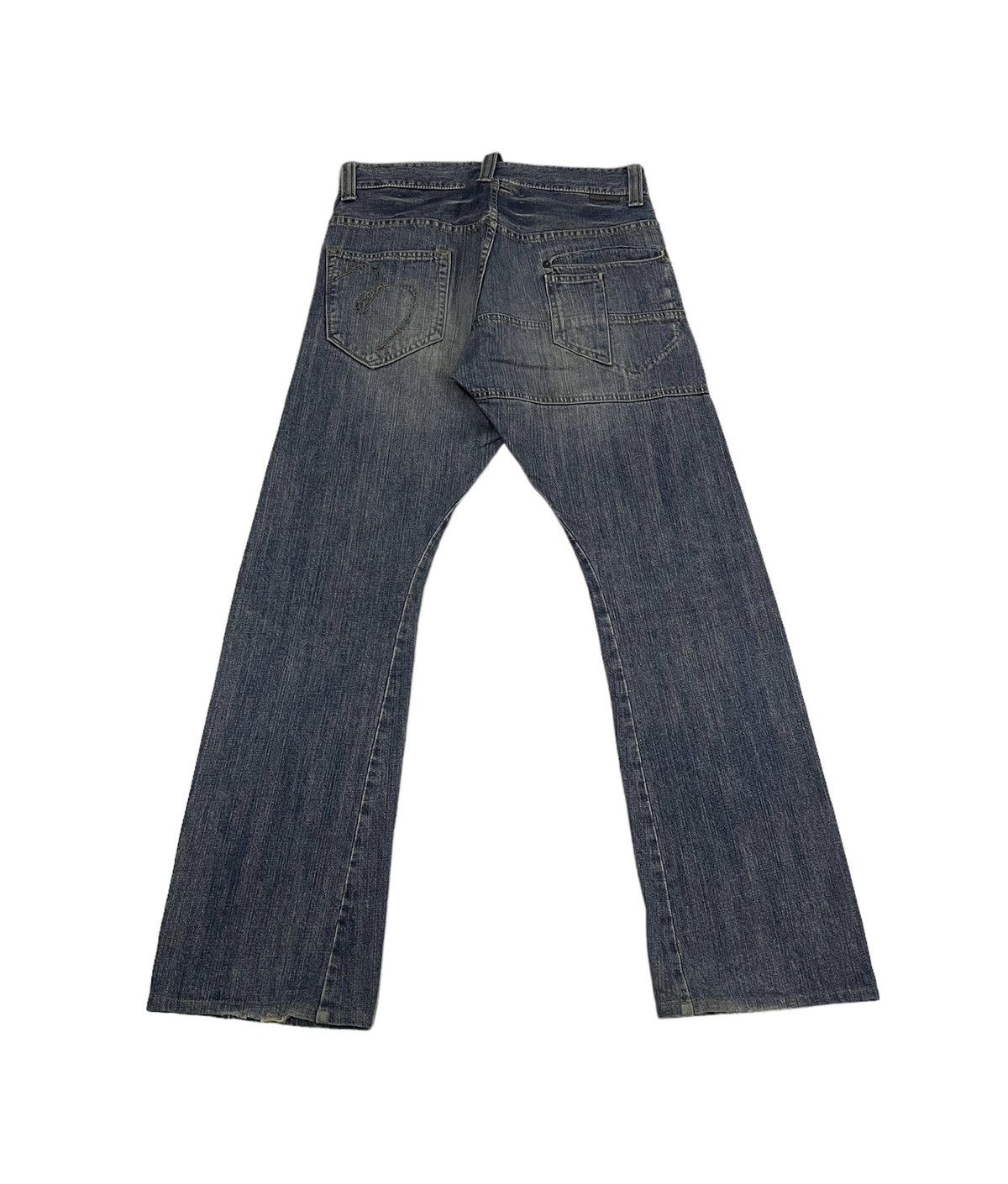 Japanese Brand Vintage BlueWay Japan Flare Jeans Rusty Style Size US 32 / EU 48 - 5 Thumbnail