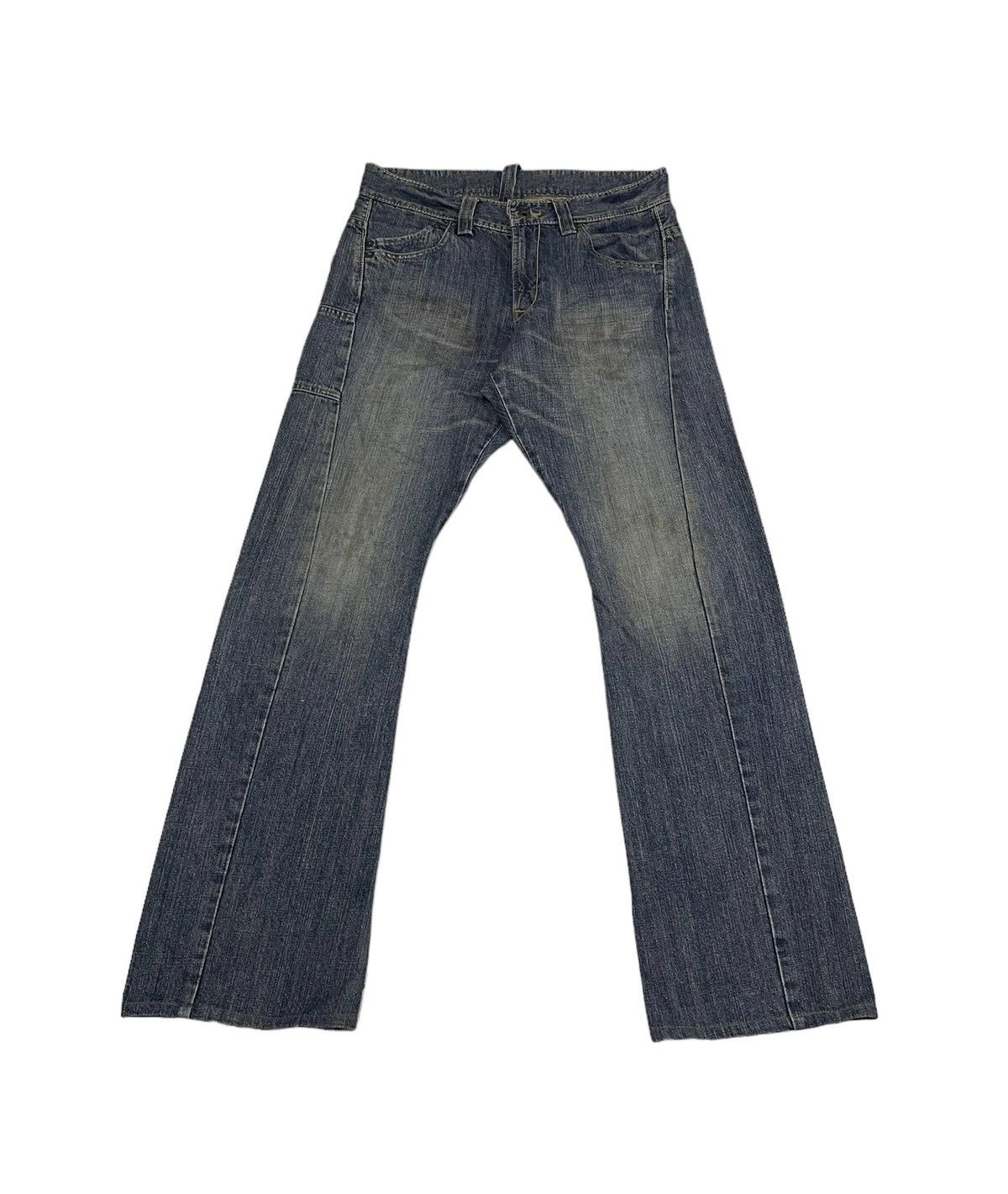 Japanese Brand Vintage BlueWay Japan Flare Jeans Rusty Style Size US 32 / EU 48 - 1 Thumbnail
