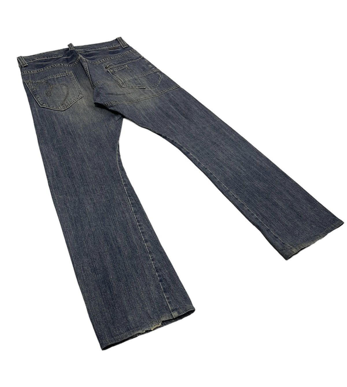 Japanese Brand Vintage BlueWay Japan Flare Jeans Rusty Style Size US 32 / EU 48 - 6 Thumbnail