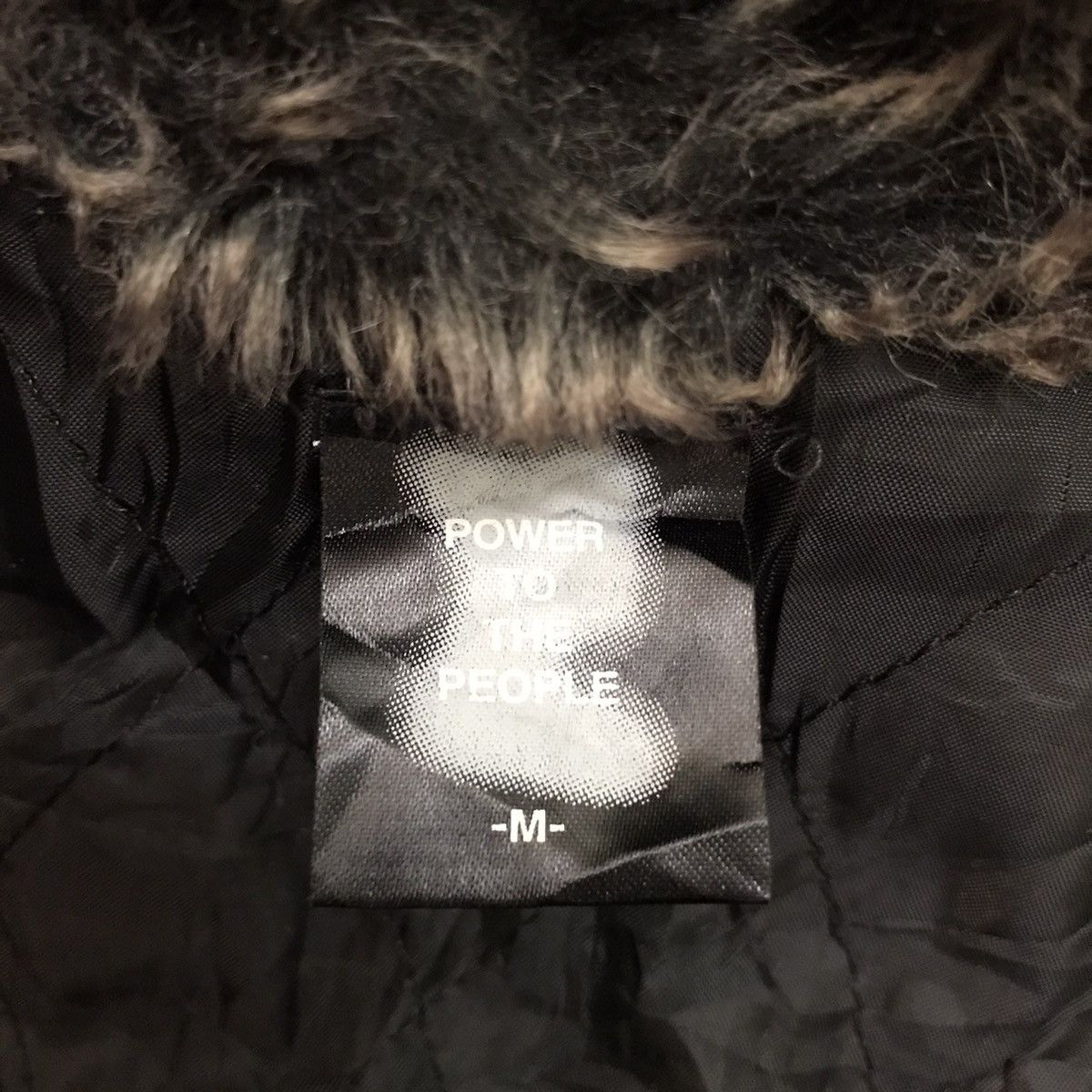 Japanese Brand Power To The People 2002 Hairy Like Collar Zipper Jacket Size US M / EU 48-50 / 2 - 13 Thumbnail