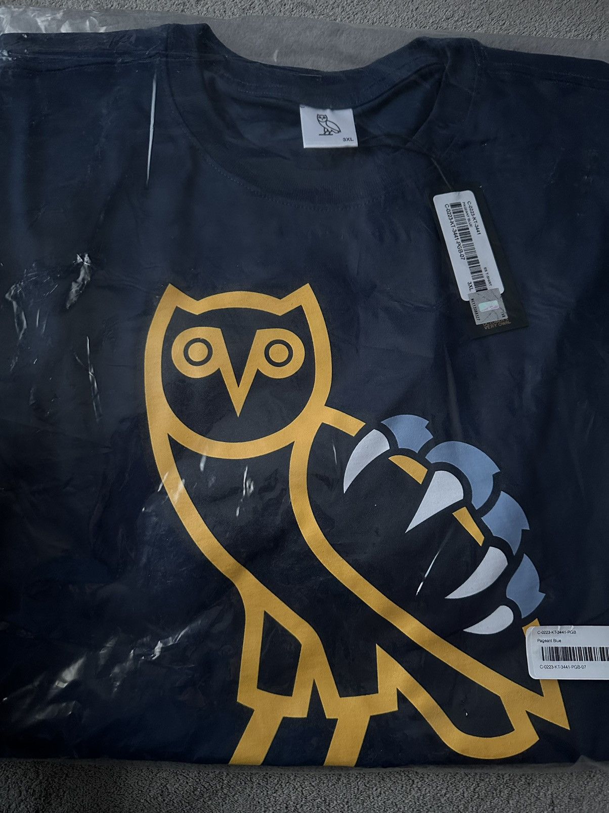 Octobers Very Own SIZE 3XL OVO x NBA New York Knicks Owl T-Shirt