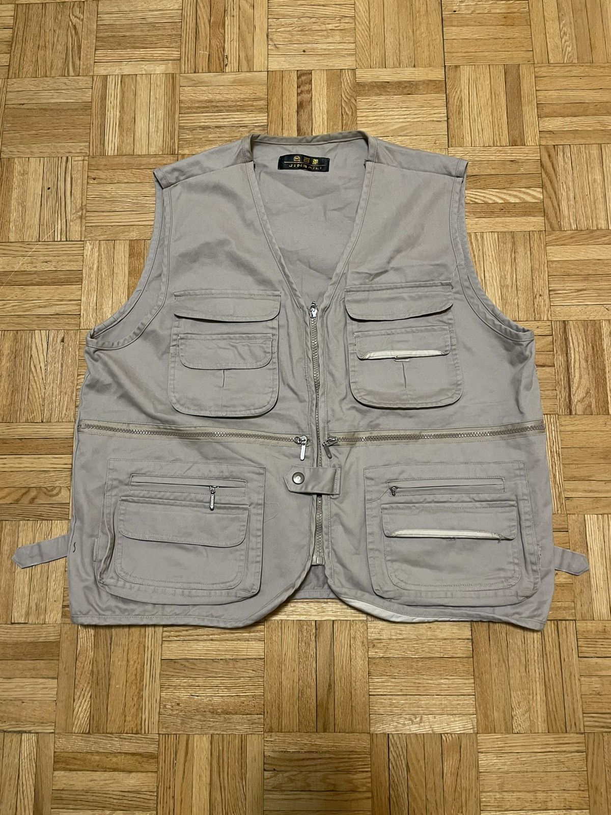 image of Vintage Japanese Fisherman Vest, Men's (Size Large)