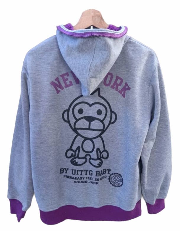 Japanese Brand Vintage Baby Milo Full Zipper Hoodies Size S / US 4 / IT 40 - 2 Thumbnail