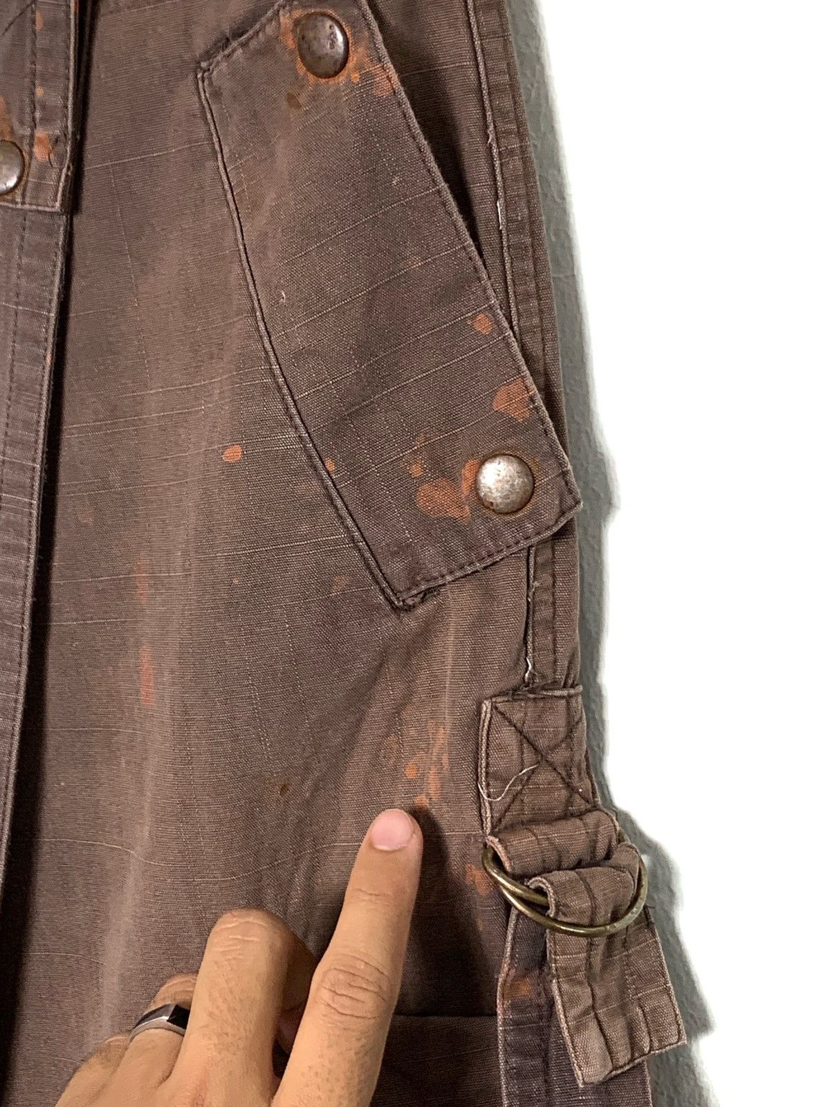 20471120 Tactical Bondage Parachute Cargo Travis Scott Style Pants Size US 31 - 9 Thumbnail