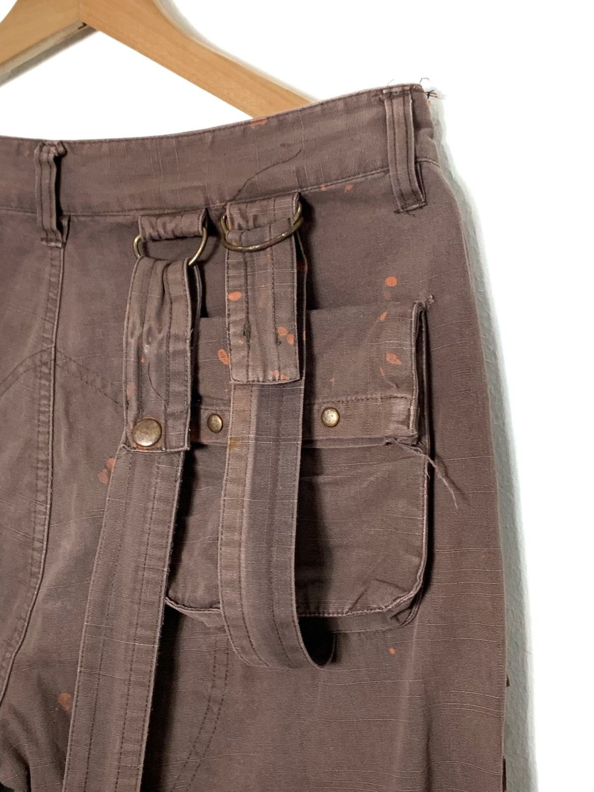 20471120 Tactical Bondage Parachute Cargo Travis Scott Style Pants Size US 31 - 11 Thumbnail