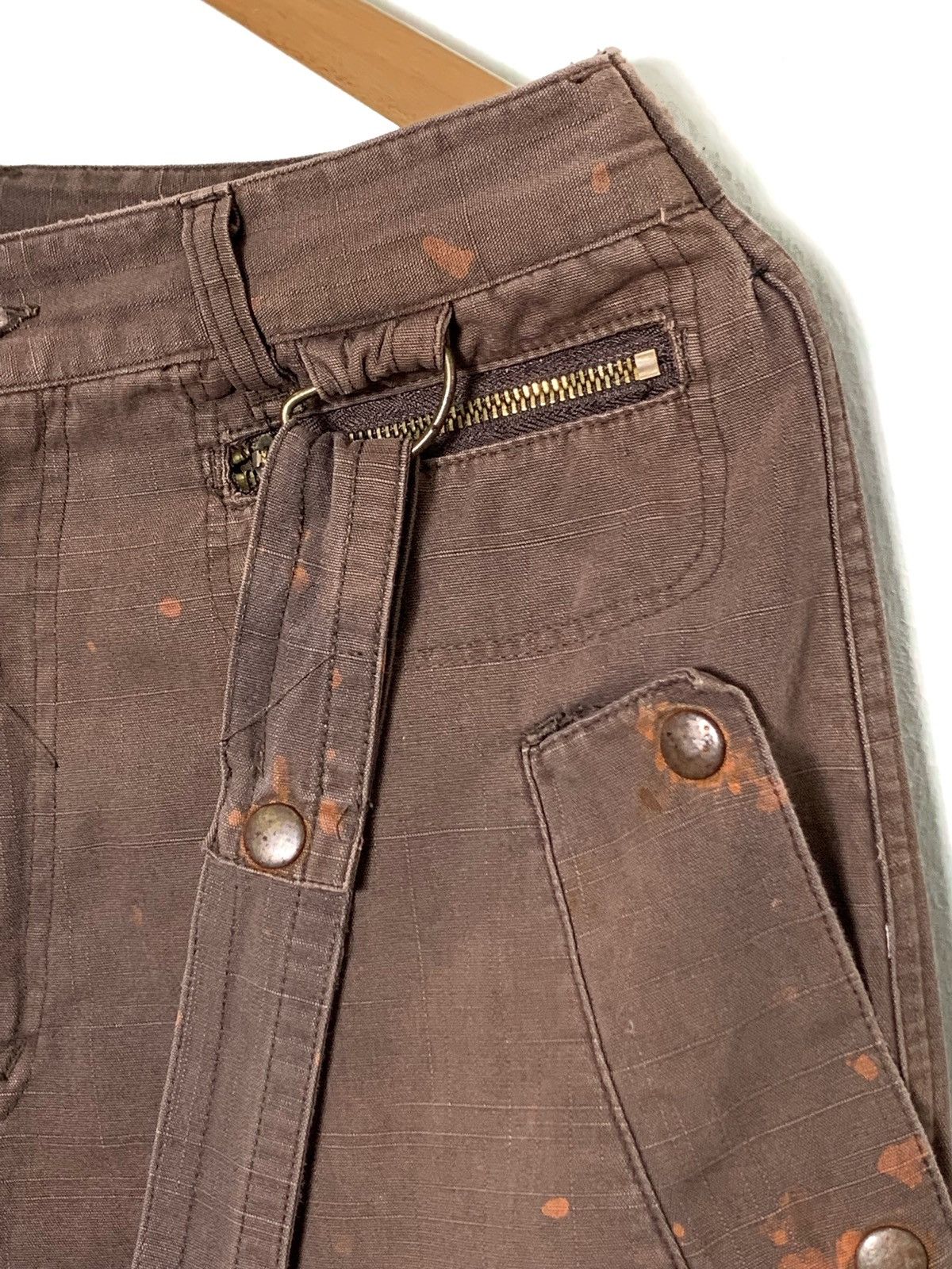 20471120 Tactical Bondage Parachute Cargo Travis Scott Style Pants Size US 31 - 7 Thumbnail