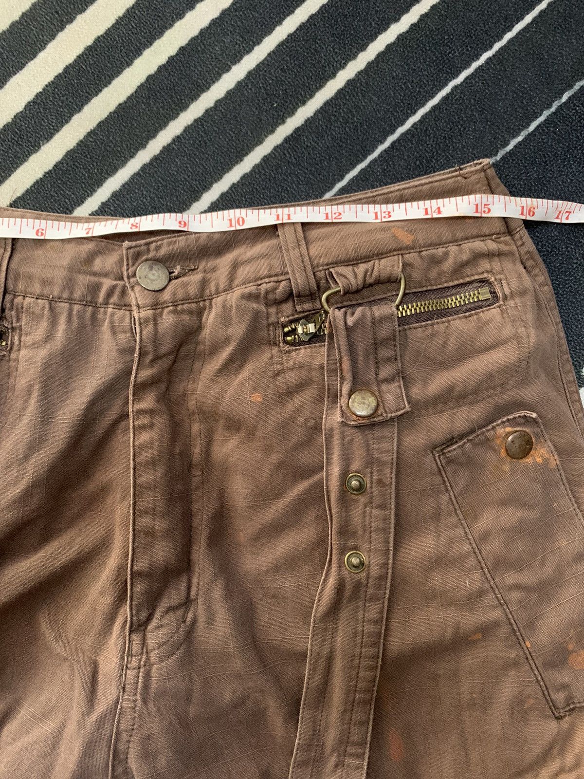 20471120 Tactical Bondage Parachute Cargo Travis Scott Style Pants Size US 31 - 20 Thumbnail