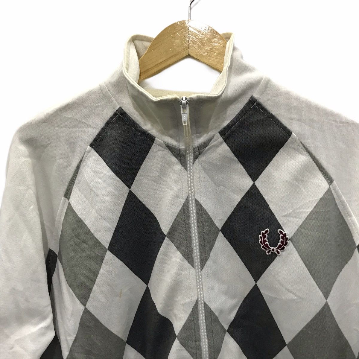 Fred Perry Vintage 80' FRED PERRY Argyle Pattern Made In England Jacket ...