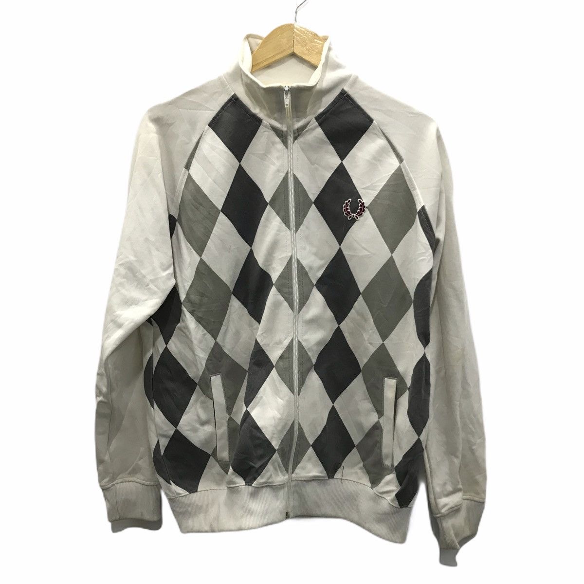 Fred Perry Vintage 80' FRED PERRY Argyle Pattern Made In England Jacket ...