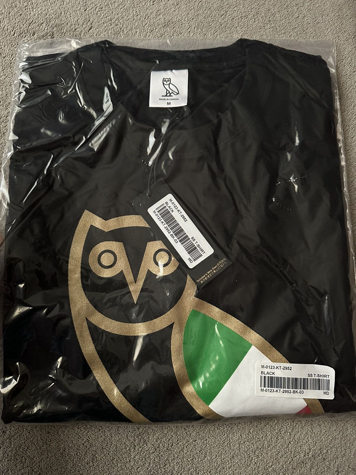 Drake × October's Very Own *RARE* OVO T-SHIRT ITALY OG OWL TEE (NEW with tags) Size US M / EU 48-50 / 2 - 2 Thumbnail