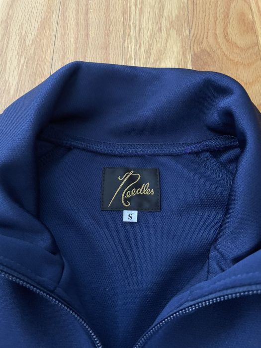 Needles Needles Track Jacket Navy/Purple sz S | Grailed