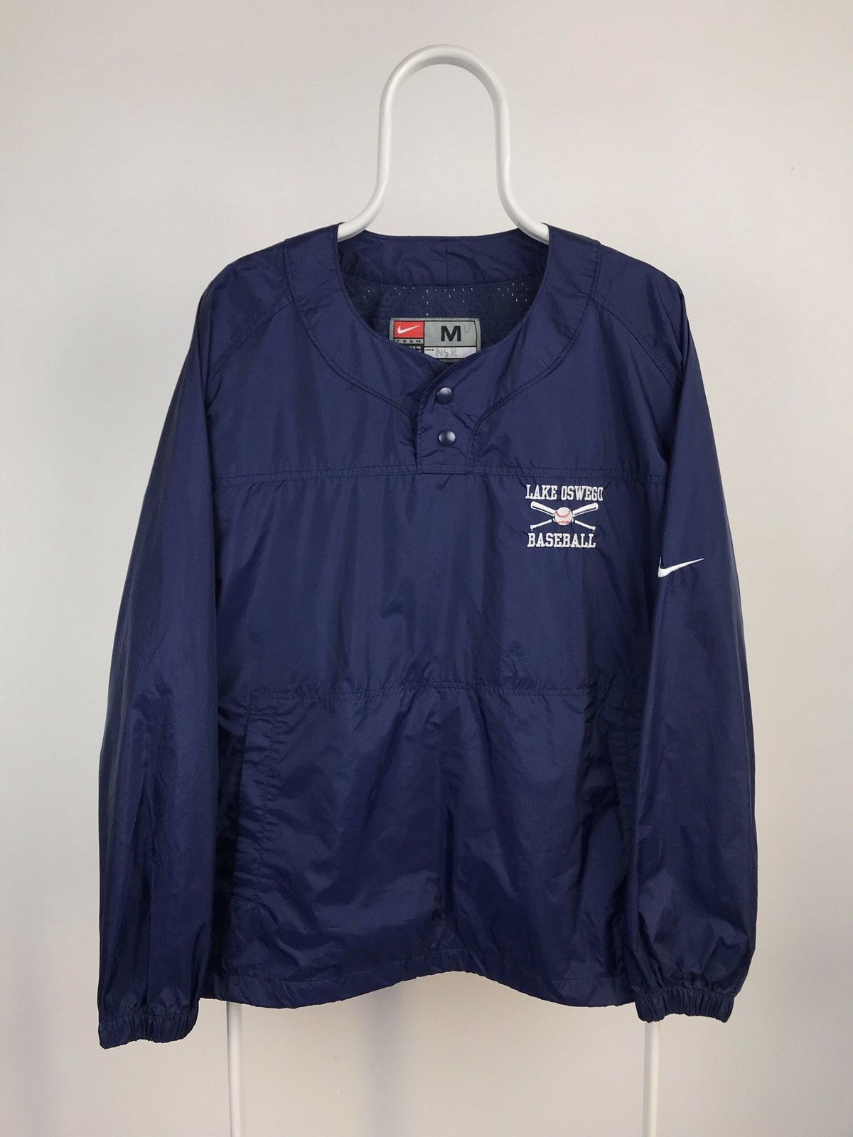 Vintage Vintage Nike Team Lake Oswego Baseball Nylon Light Jacket Size US M / EU 48-50 / 2 - 1 Thumbnail