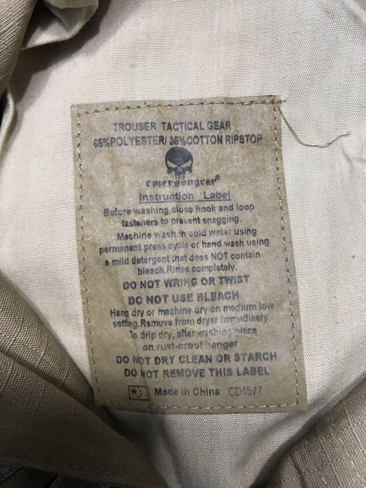Vintage Emerson Gear Military Cargo Tactical Pant Trouser Size US 35 - 9 Thumbnail