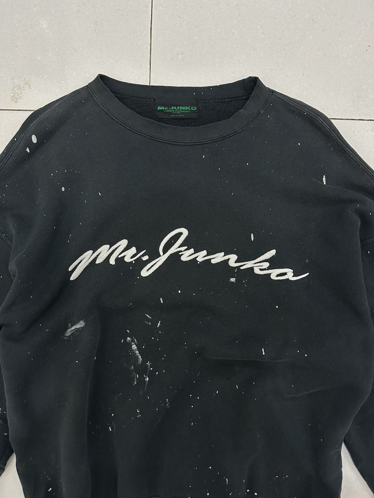 Mr. Junko 90’s Mr.Junko Plain Splash Embroid Sweatshirt Size US L / EU 52-54 / 3 - 3 Thumbnail