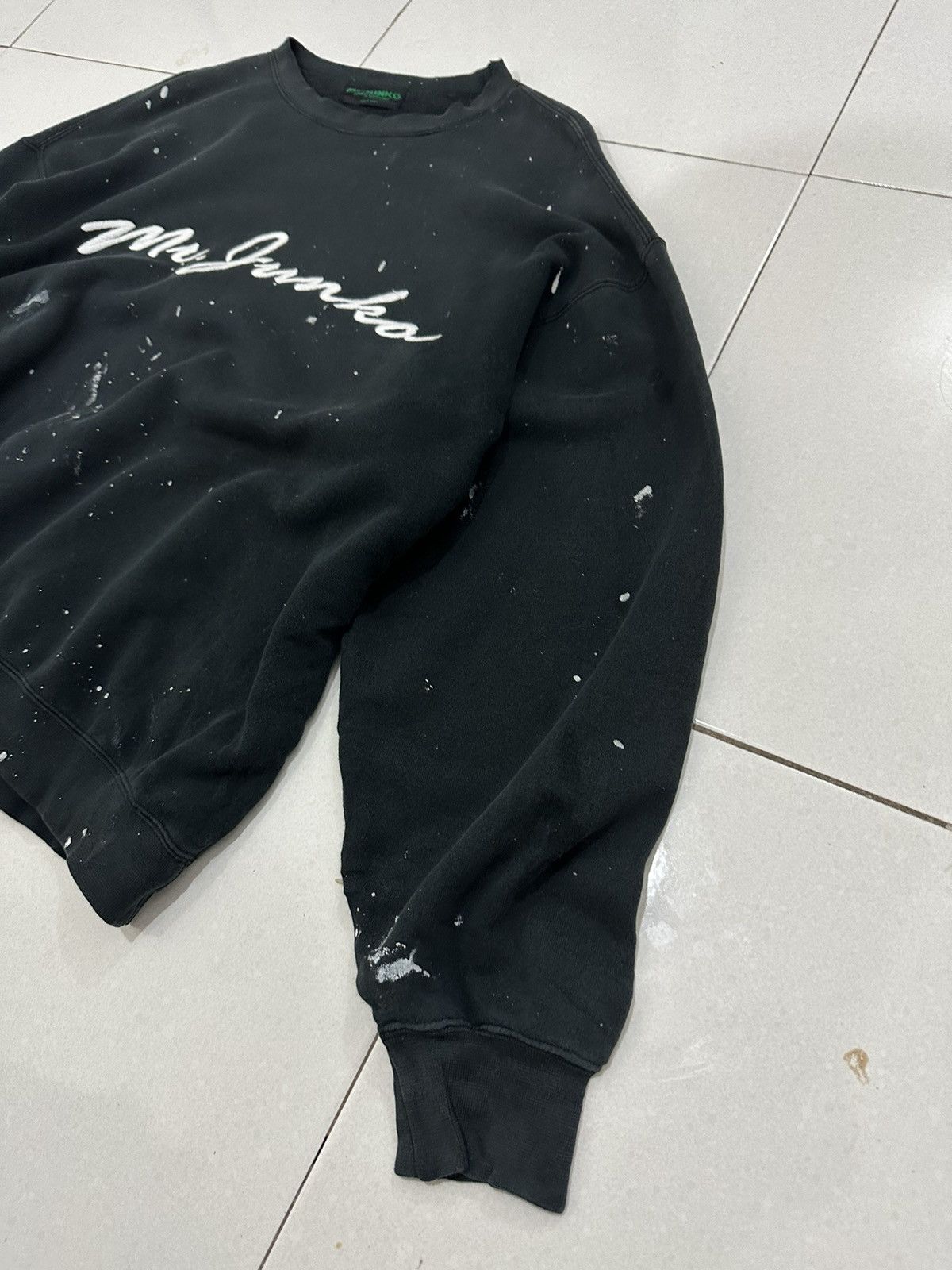 Mr. Junko 90’s Mr.Junko Plain Splash Embroid Sweatshirt Size US L / EU 52-54 / 3 - 4 Thumbnail