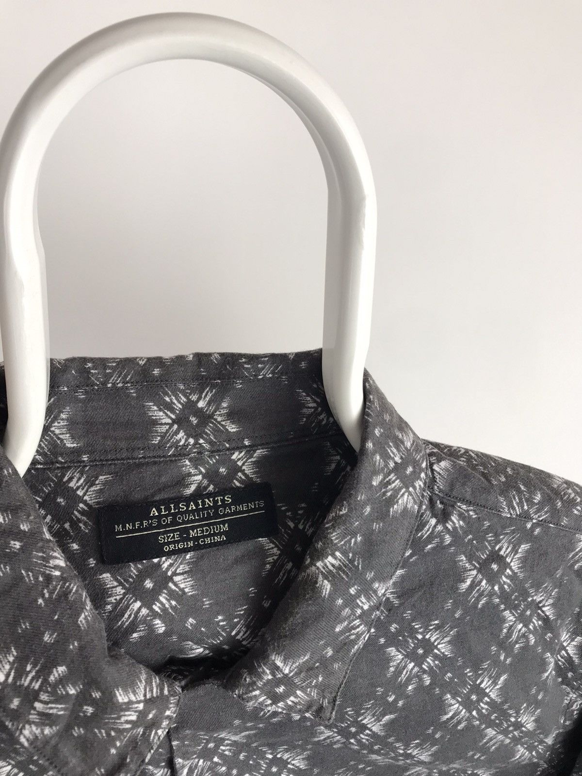 Allsaints × Vintage Vintage All Saints Monogram Graphical Print Long Sleeve Size US M / EU 48-50 / 2 - 3 Thumbnail