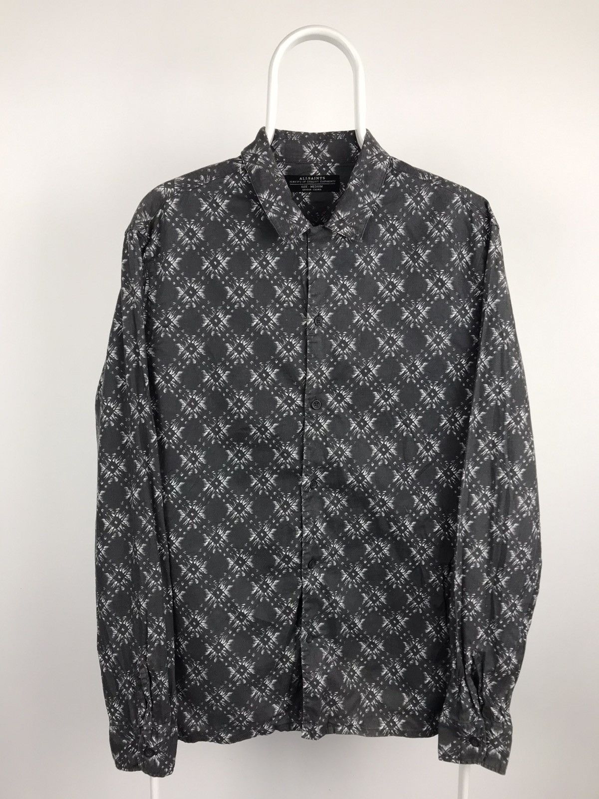 Allsaints × Vintage Vintage All Saints Monogram Graphical Print Long Sleeve Size US M / EU 48-50 / 2 - 1 Thumbnail