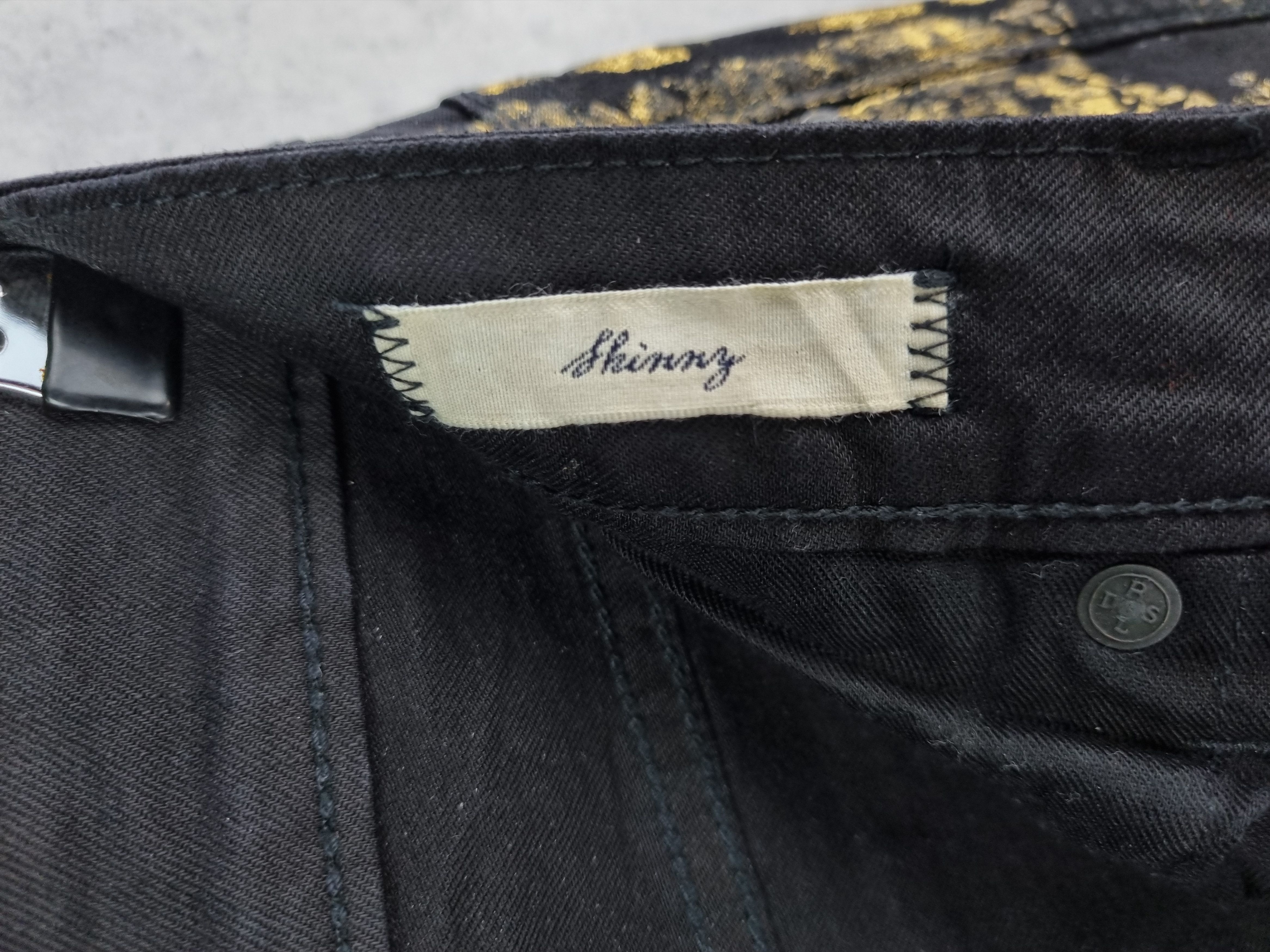 Denim & Supply Ralph Lauren × Ralph Lauren Luxury Ralph Lauren Gold Painted Pants Size 27" / US 4 / IT 40 - 9 Thumbnail