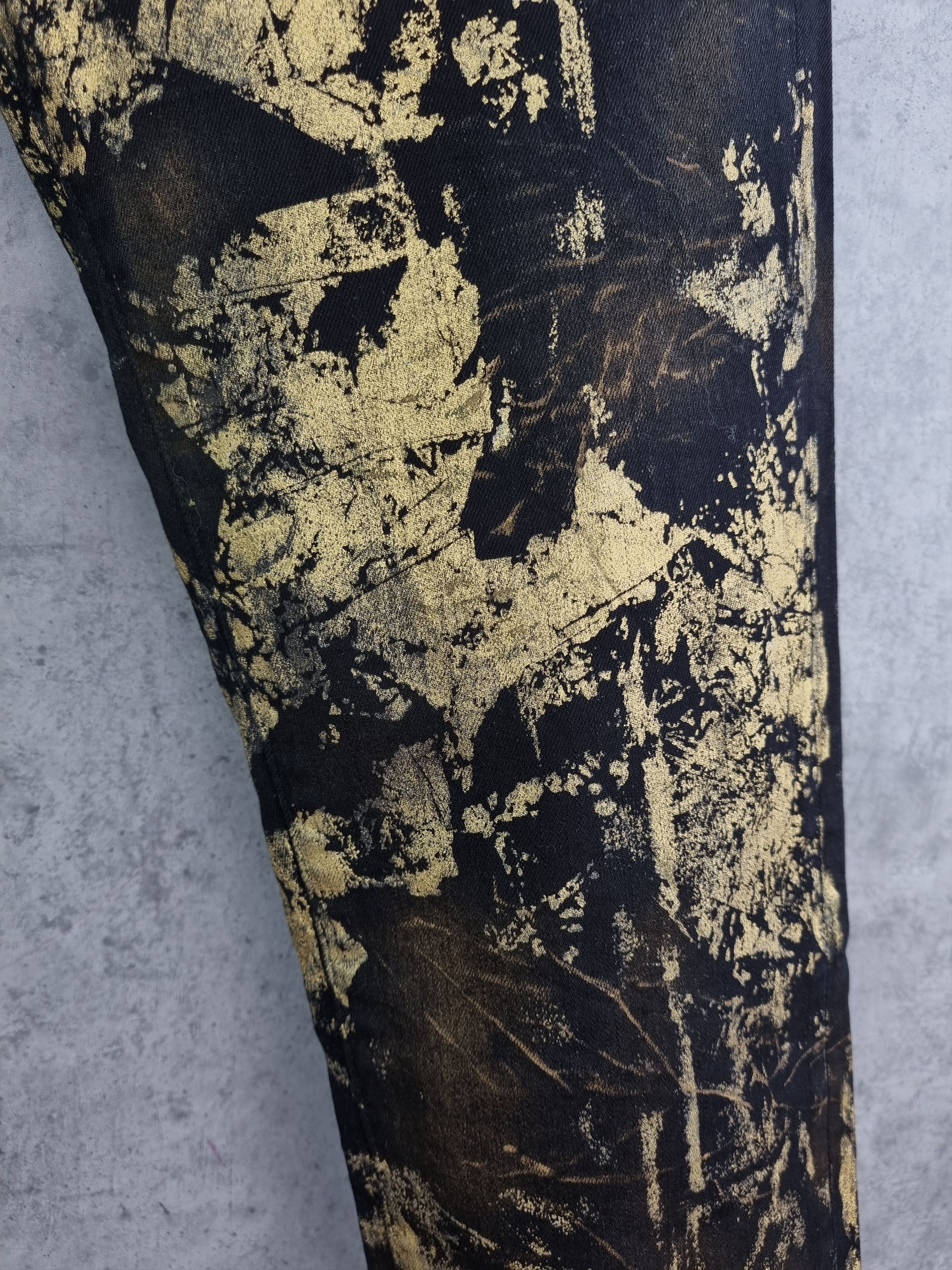 Denim & Supply Ralph Lauren × Ralph Lauren Luxury Ralph Lauren Gold Painted Pants Size 27" / US 4 / IT 40 - 11 Thumbnail