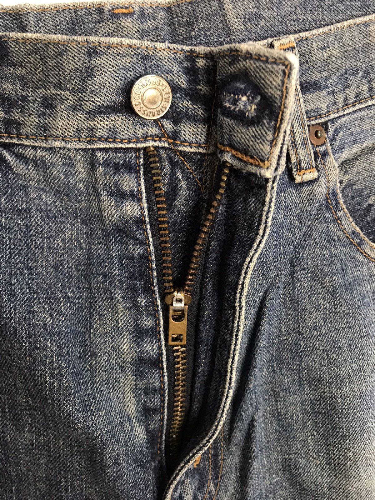 Levi's Vintage Clothing Selvedge Big E Levi's Strauss Lot 502 Rugged Distressed Size US 32 / EU 48 - 4 Thumbnail
