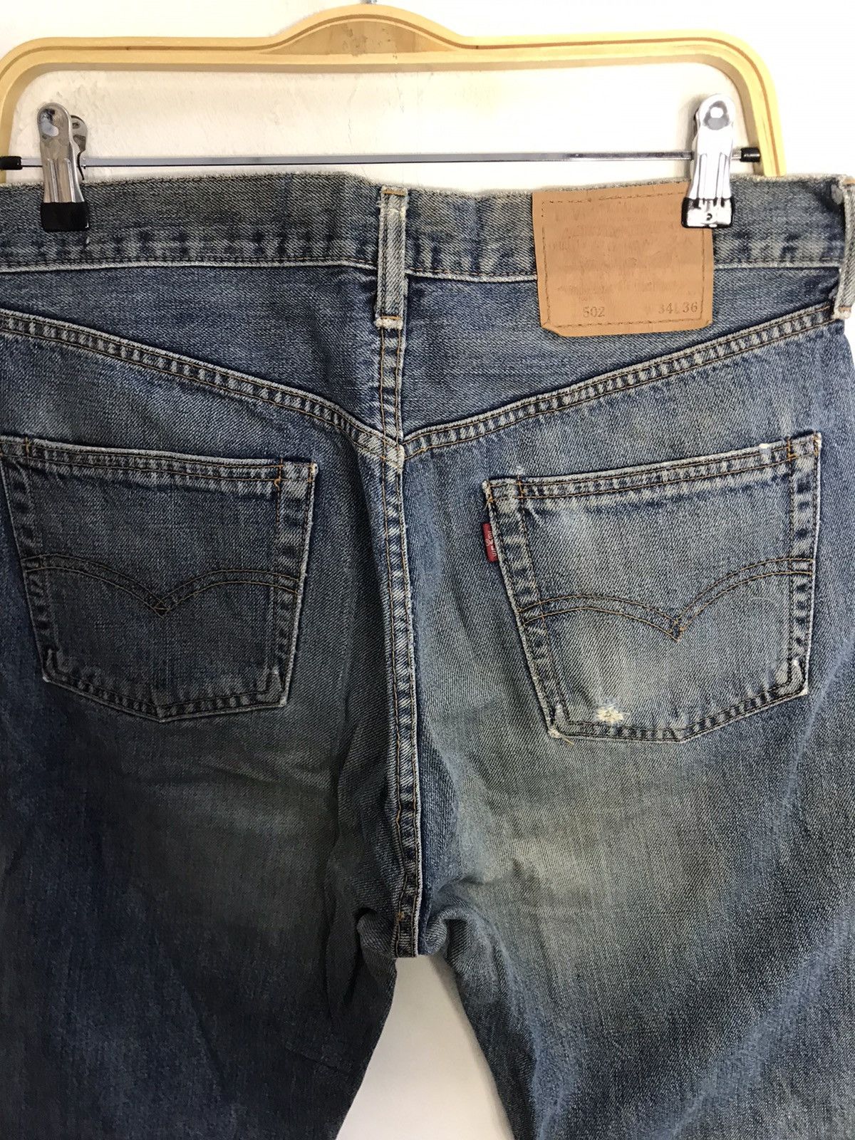 Levi's Vintage Clothing Selvedge Big E Levi's Strauss Lot 502 Rugged Distressed Size US 32 / EU 48 - 5 Thumbnail