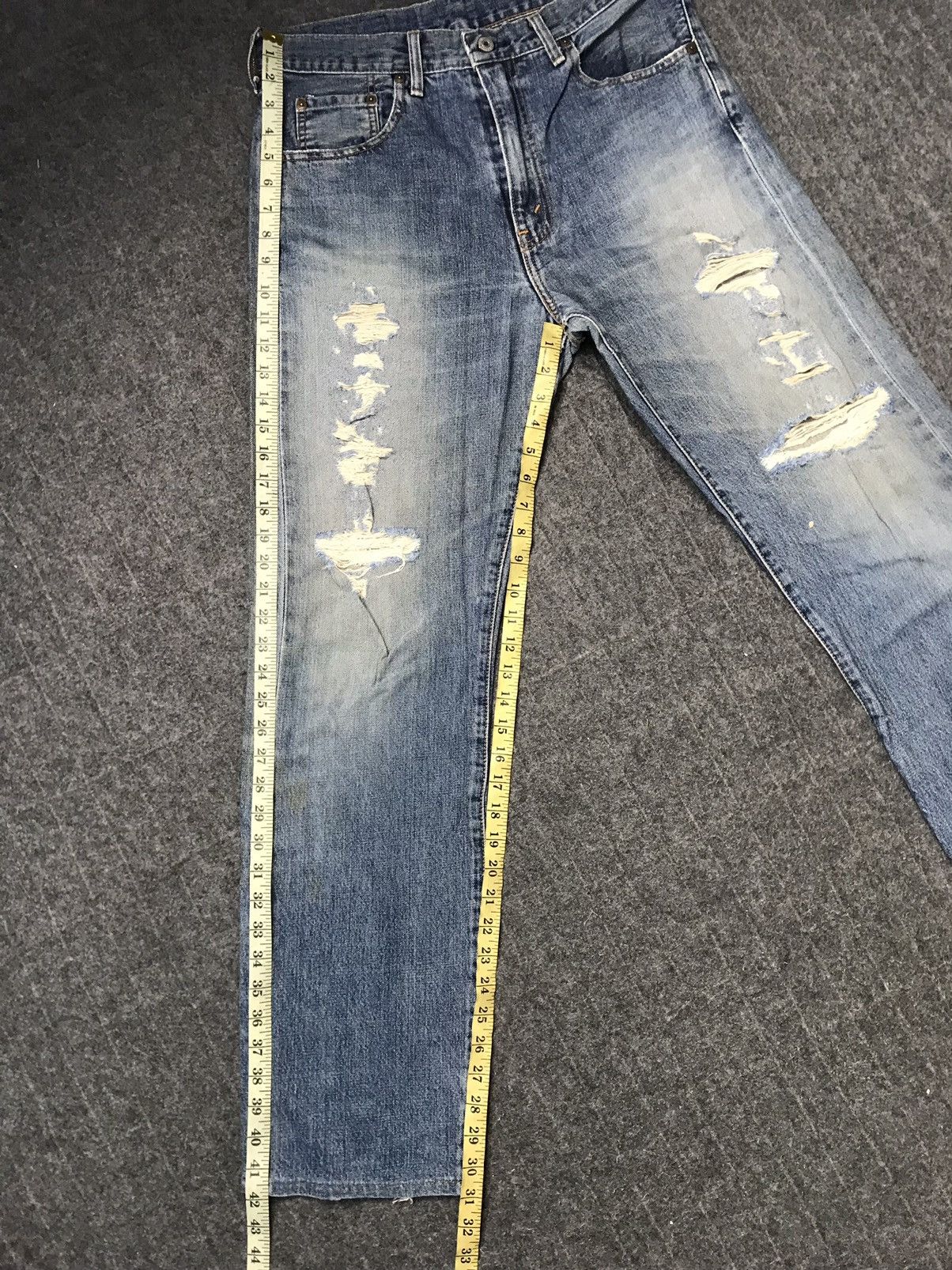 Levi's Vintage Clothing Selvedge Big E Levi's Strauss Lot 502 Rugged Distressed Size US 32 / EU 48 - 12 Thumbnail