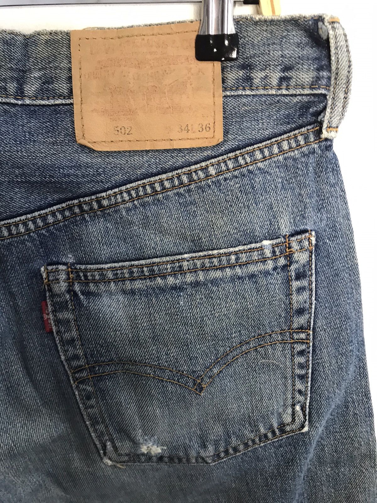 Levi's Vintage Clothing Selvedge Big E Levi's Strauss Lot 502 Rugged Distressed Size US 32 / EU 48 - 6 Thumbnail