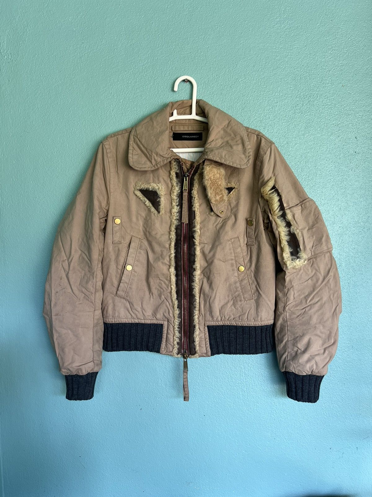 Dsquared2 × Vintage Vintage DSQUARED2 Patches style Bomber Jacket Size US M / EU 48-50 / 2 - 1 Thumbnail