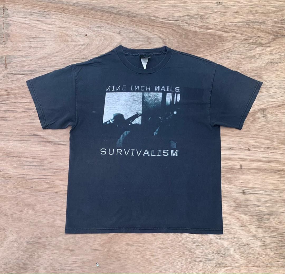 image of Band Tees x Vintage Tee Nine Inch Nail A39 in Black, Men's (Size Large)
