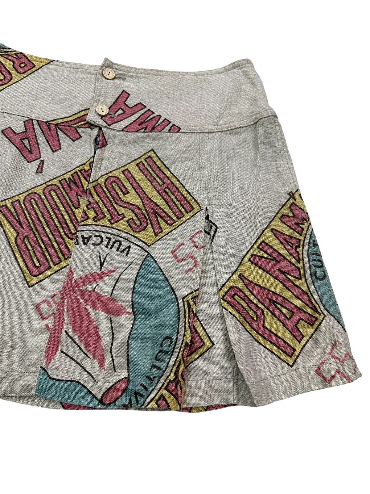 Hysteric Glamour RARE HYSTERIC GLAMOUR PANAMA LINEN WEED SKIRT Size 29" - 4 Thumbnail