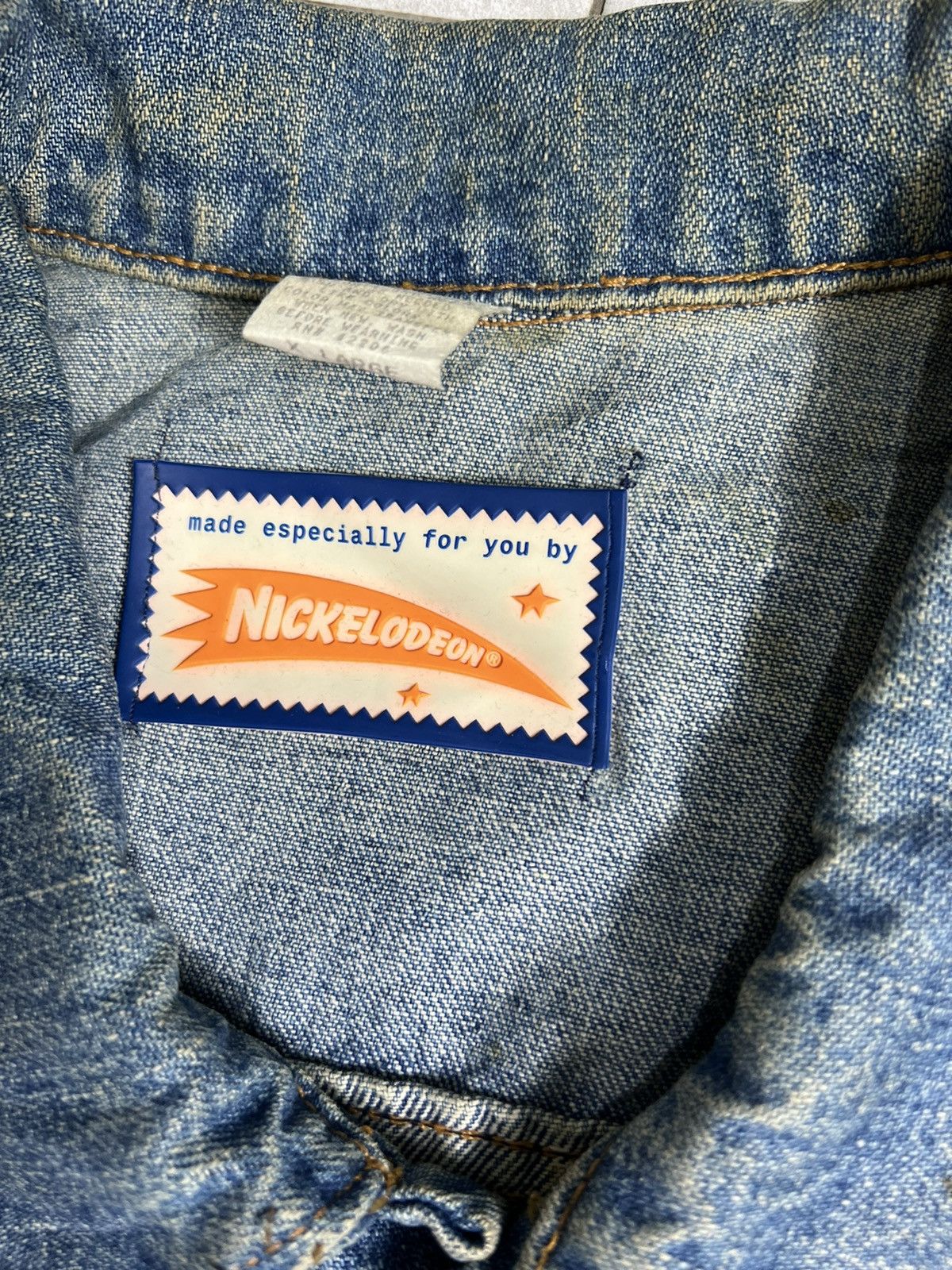 Nickelodeon Nickelodeon Denim Jacket Vintage Size US XL / EU 56 / 4 - 6 Thumbnail