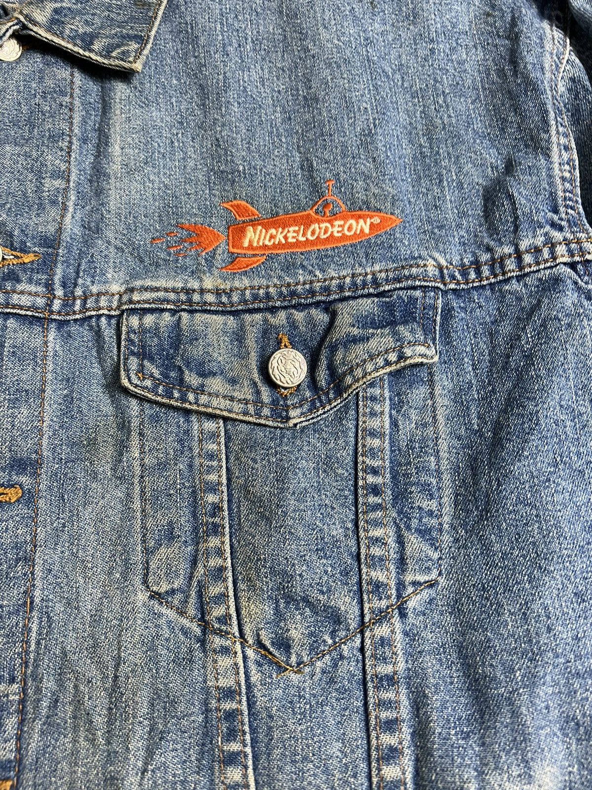 Nickelodeon Nickelodeon Denim Jacket Vintage Size US XL / EU 56 / 4 - 4 Thumbnail