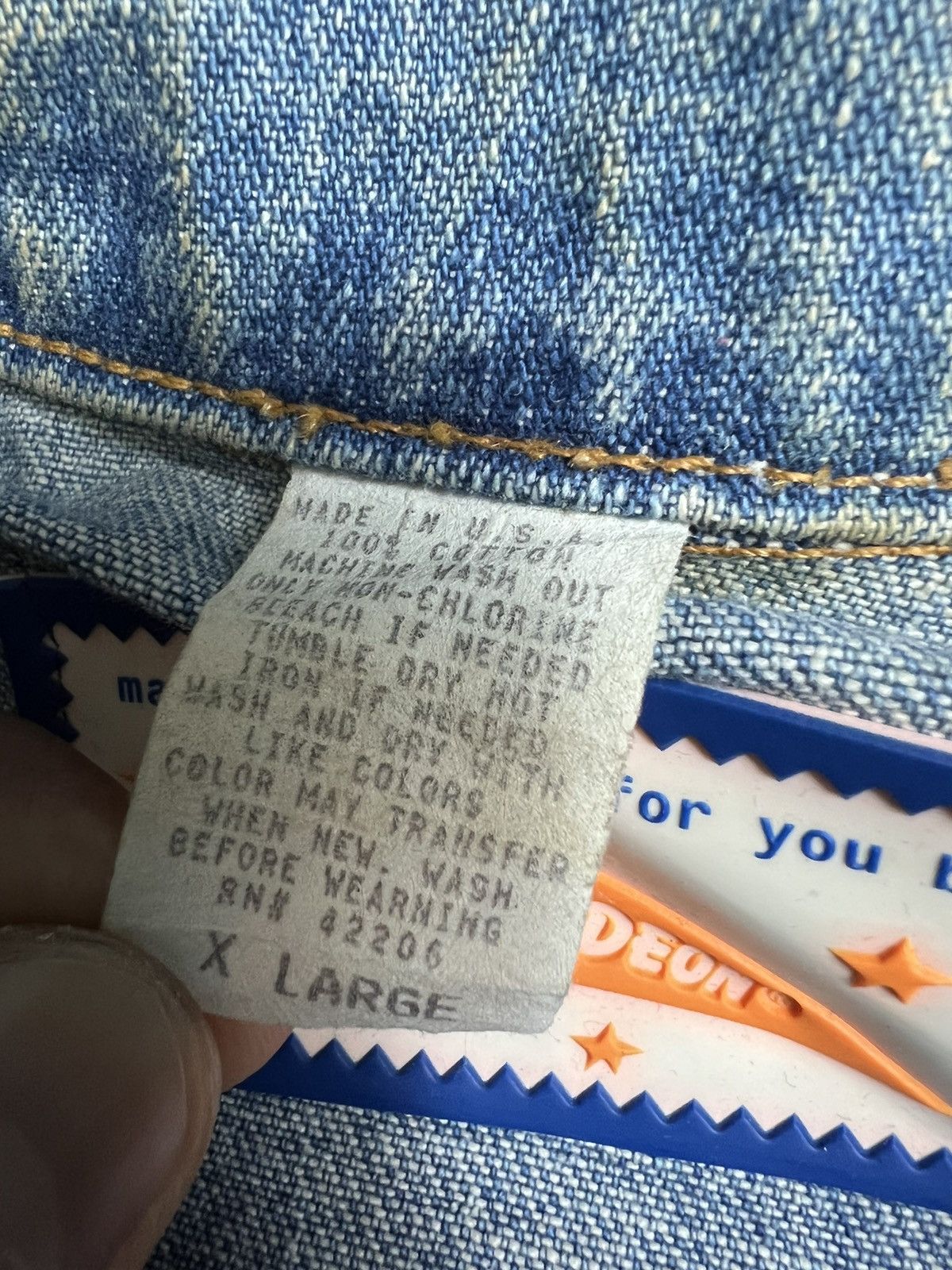 Nickelodeon Nickelodeon Denim Jacket Vintage Size US XL / EU 56 / 4 - 7 Thumbnail
