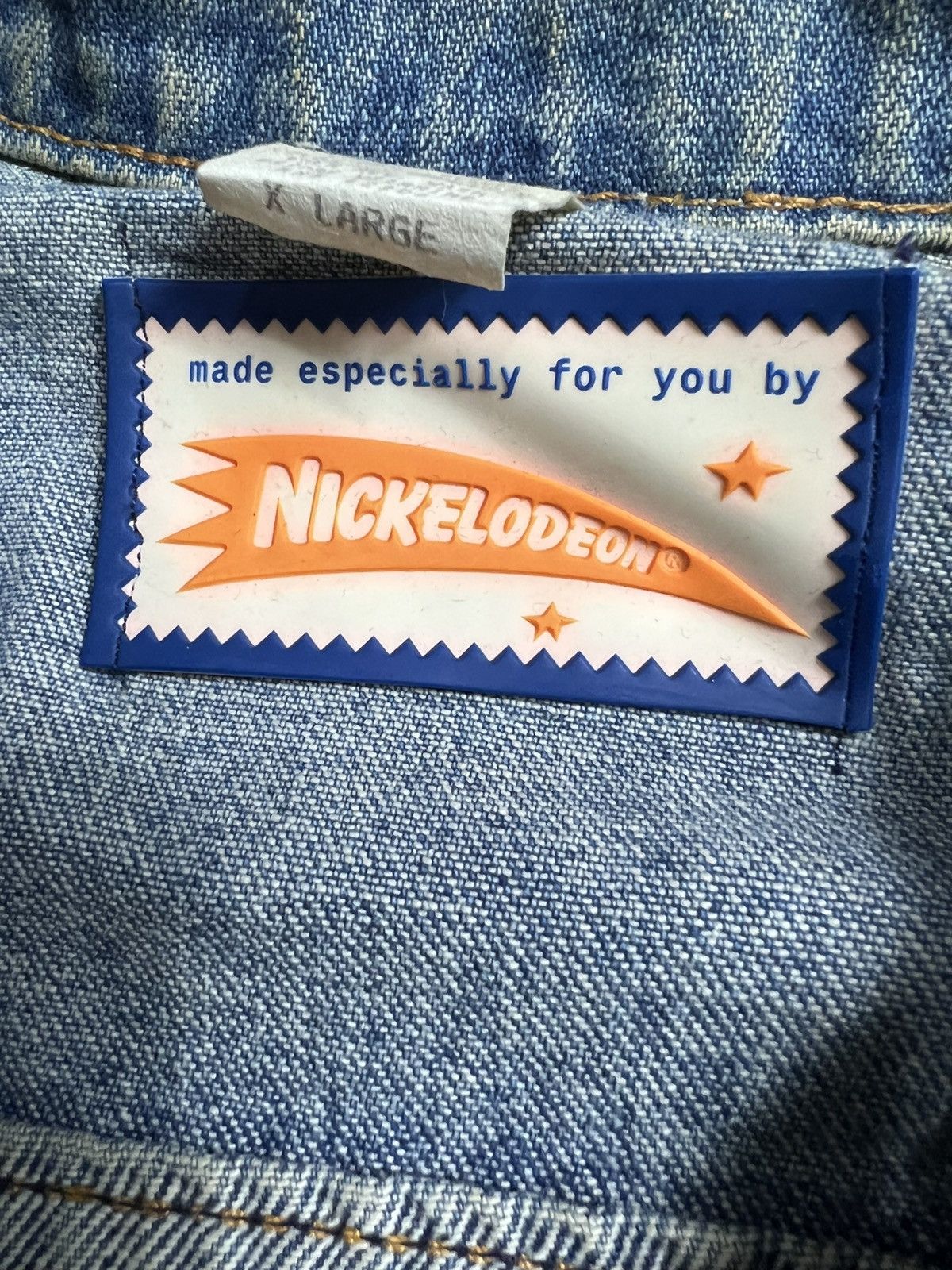 Nickelodeon Nickelodeon Denim Jacket Vintage Size US XL / EU 56 / 4 - 10 Thumbnail
